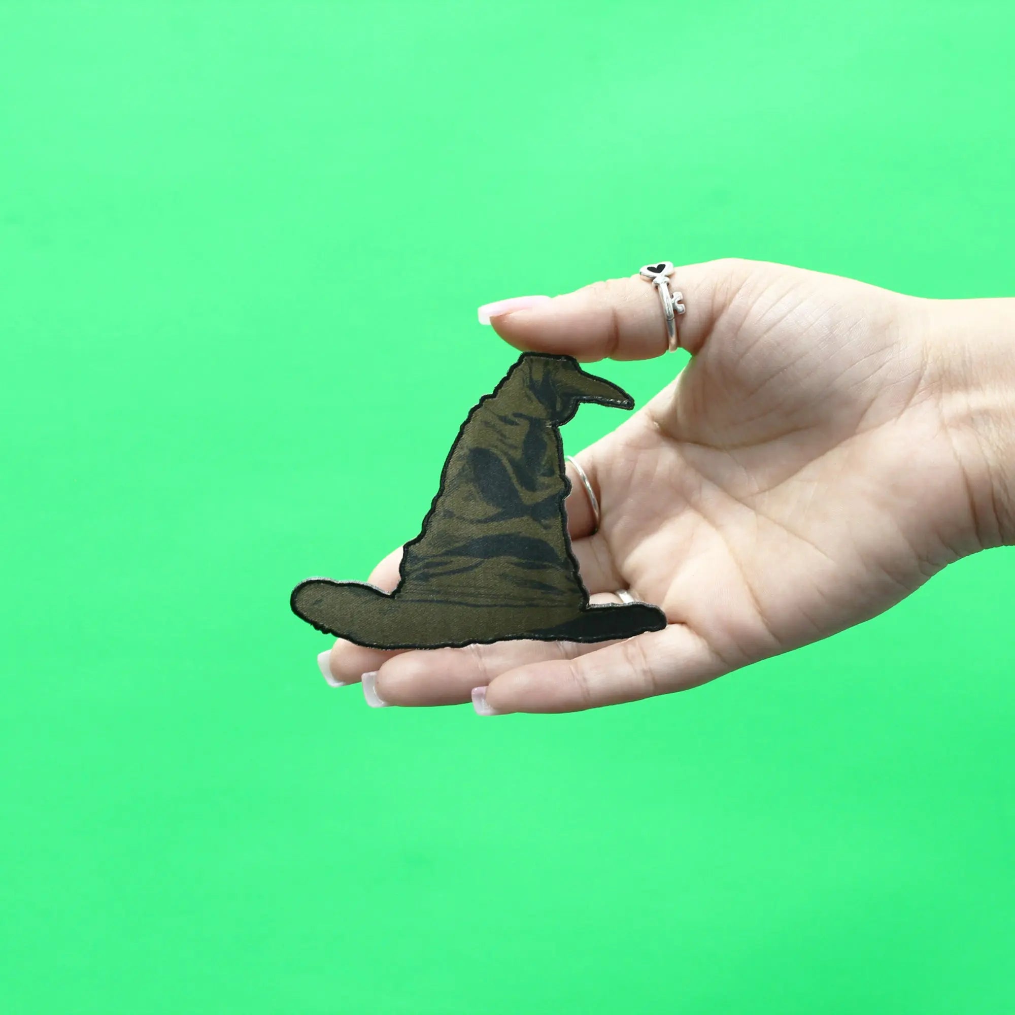 Harry Potter Magic Sorting Hat Patch Movie Hogwarts Talking Embroidered Iron On