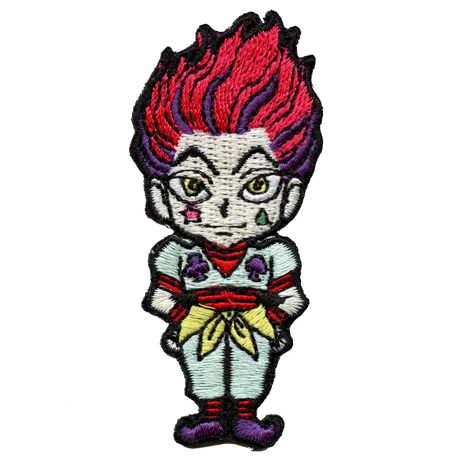 HunterXHunter Anime Hisoka Full Body Embroidered Iron On Patch