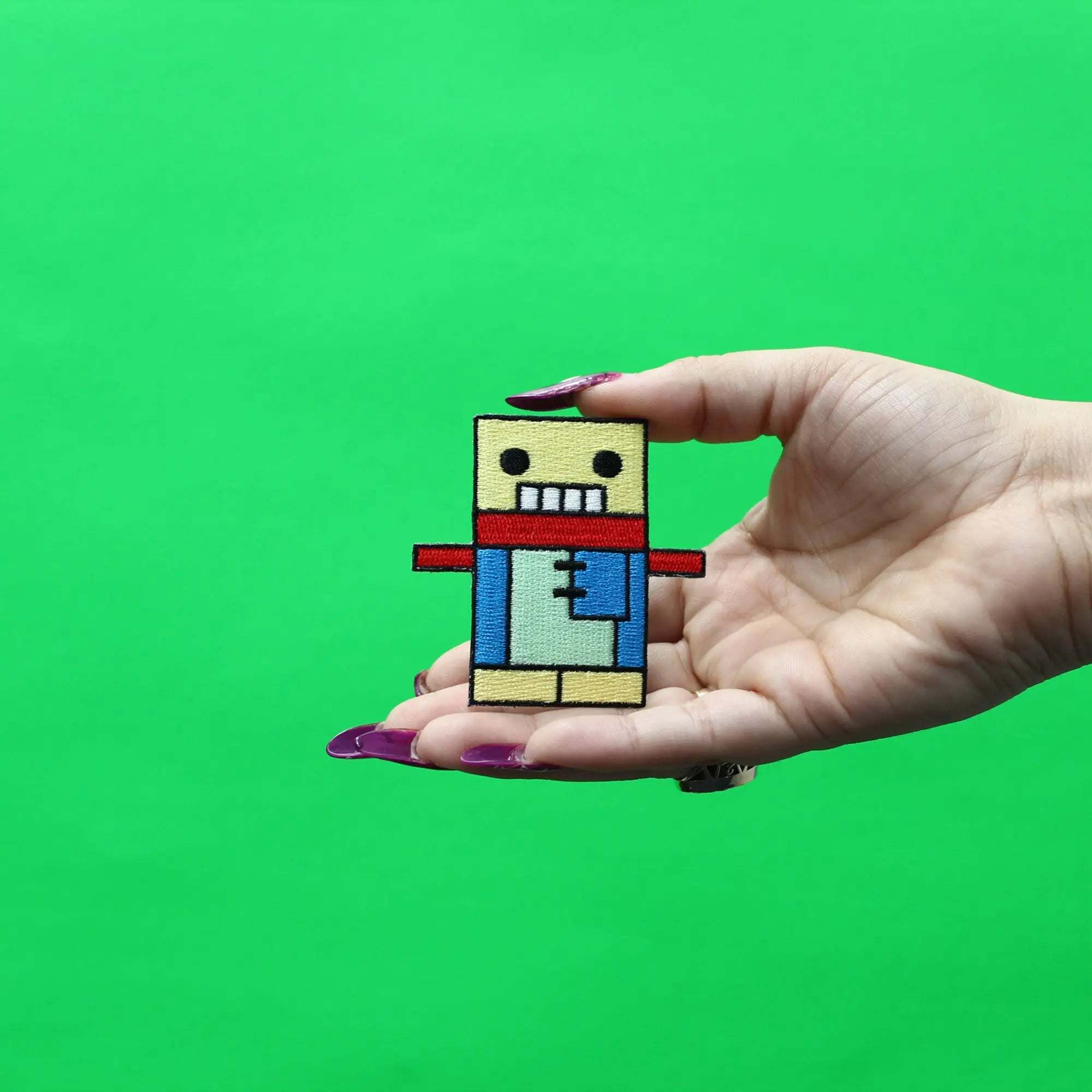 Hunter X Hunter Chocorobo-kun Patch Chocolate Candy Embroidered Iron On