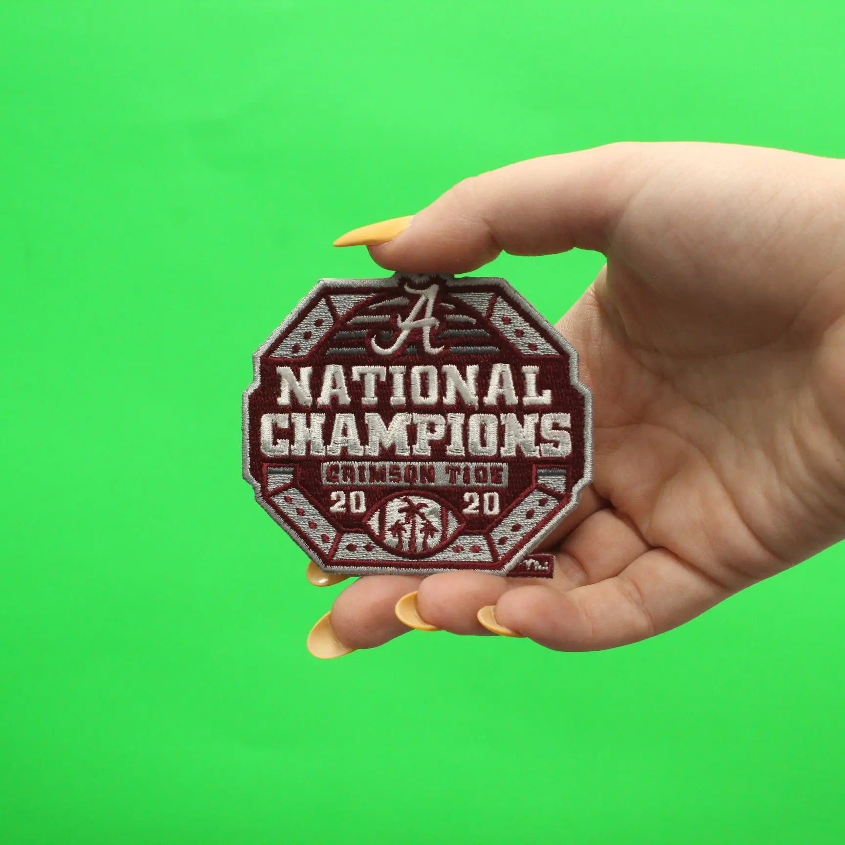 2020 College National Champions Alabama Crimson Tide Football Patch