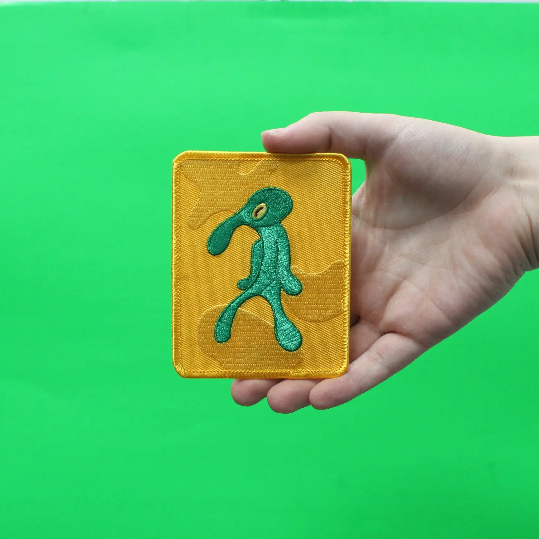 Spongebob Squidward Bold And Brash Painting Embroidered Iron On Patch