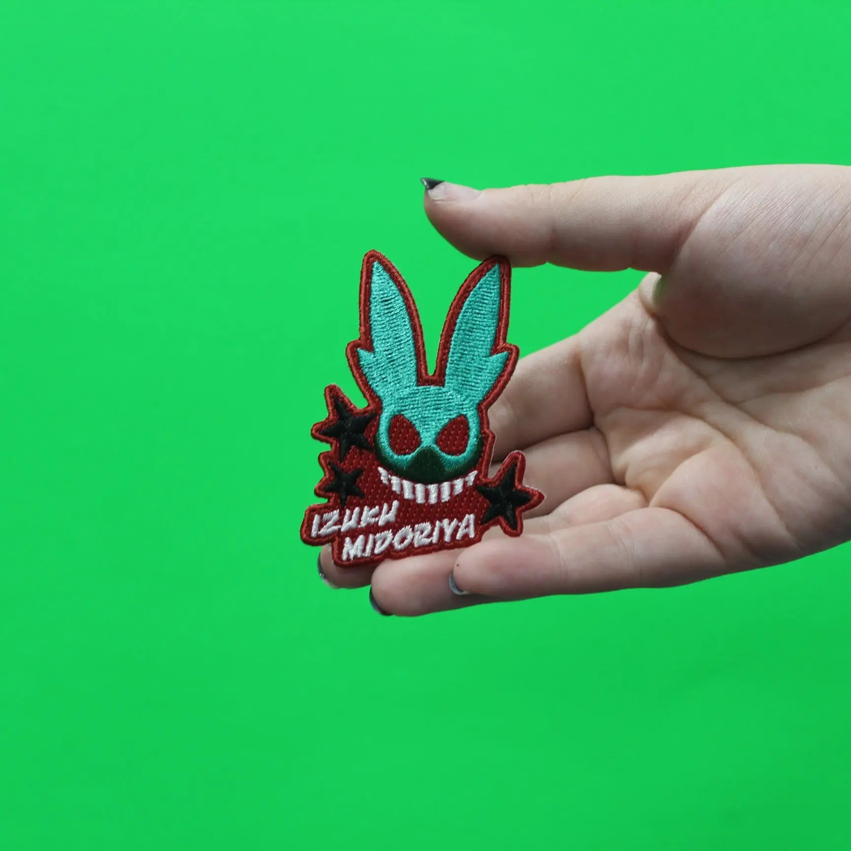 My Hero Academia Izuku Logo Anime Embroidered Iron On Patch