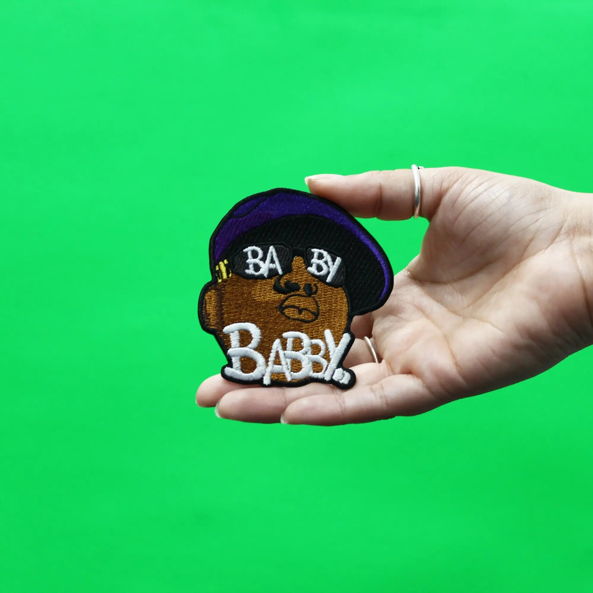 Black Frank White Its All Good Baby Patch East Coast Rapper Embroidered Iron On
