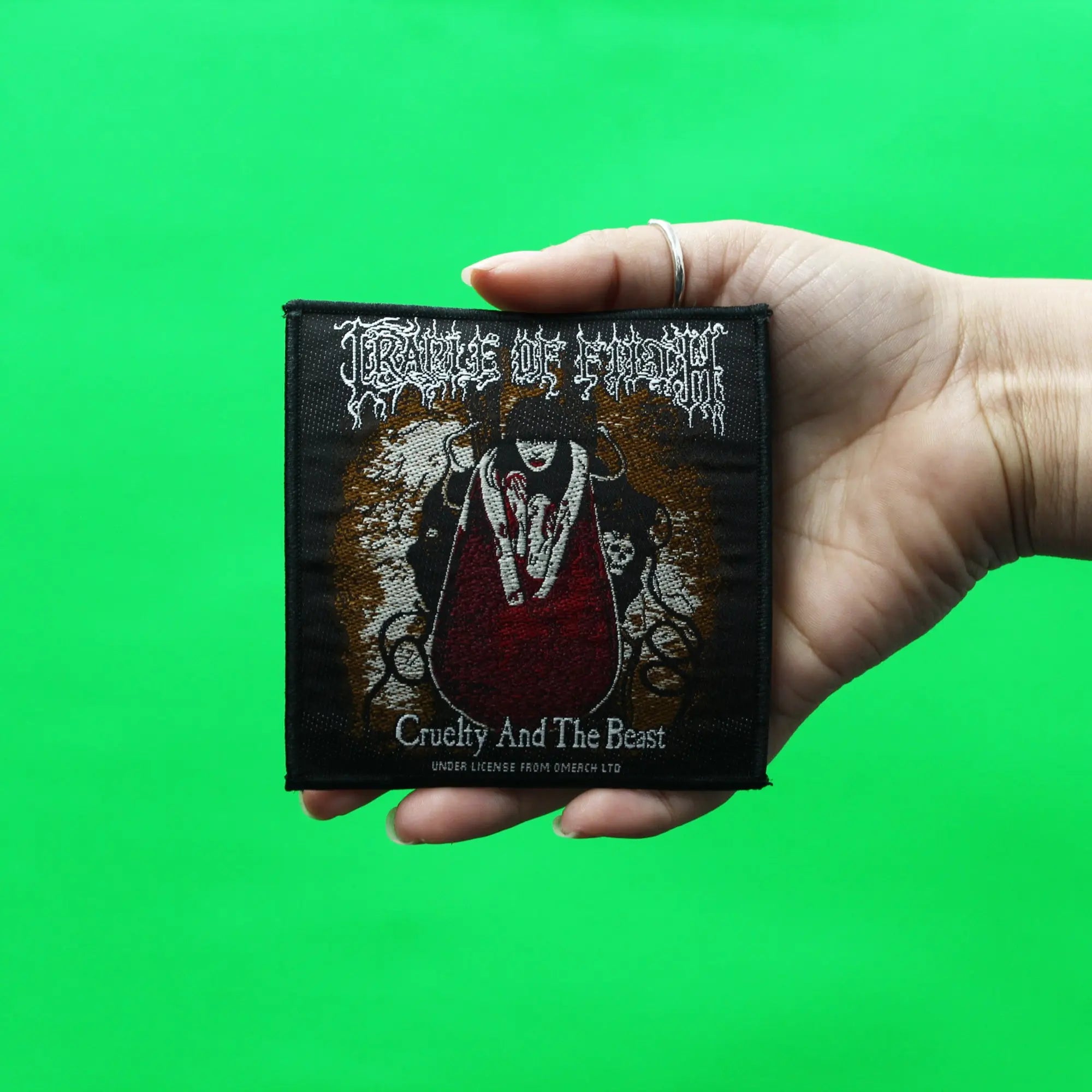 Cradle of Filth Patch 1998 Cruelty and The Beast Album Sew On