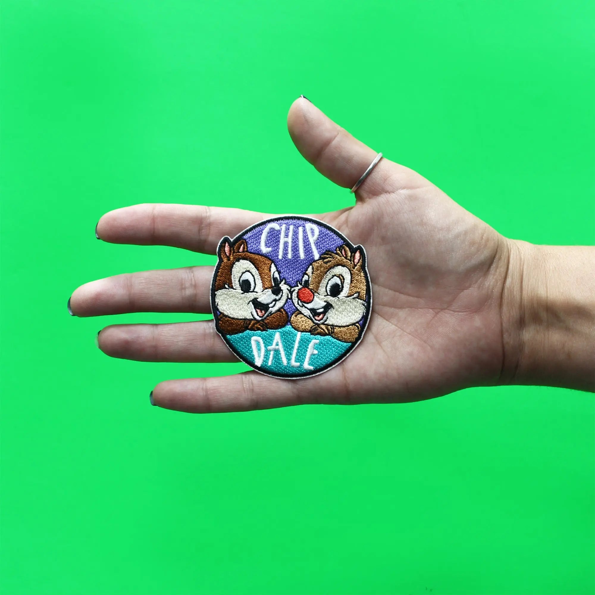 Disney Chip And Dale Patch Animals Duo Cartoon Embroidered Iron On