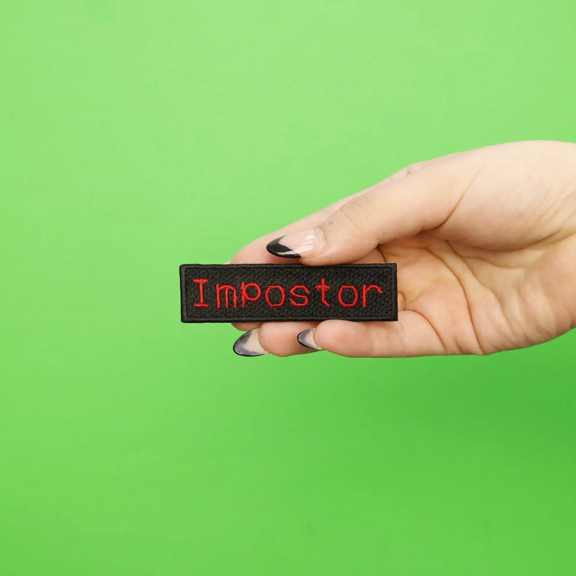 Impostor Box Logo Embroidered Iron On Patch