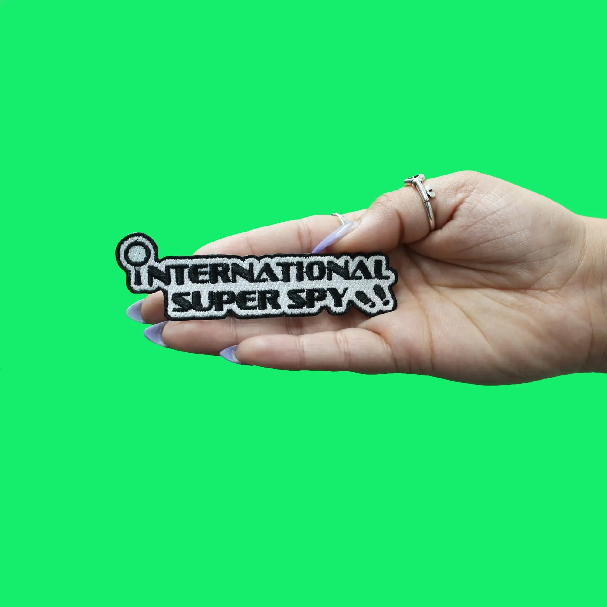 International Super Spy Patch Cartoon Song Embroidered Iron On