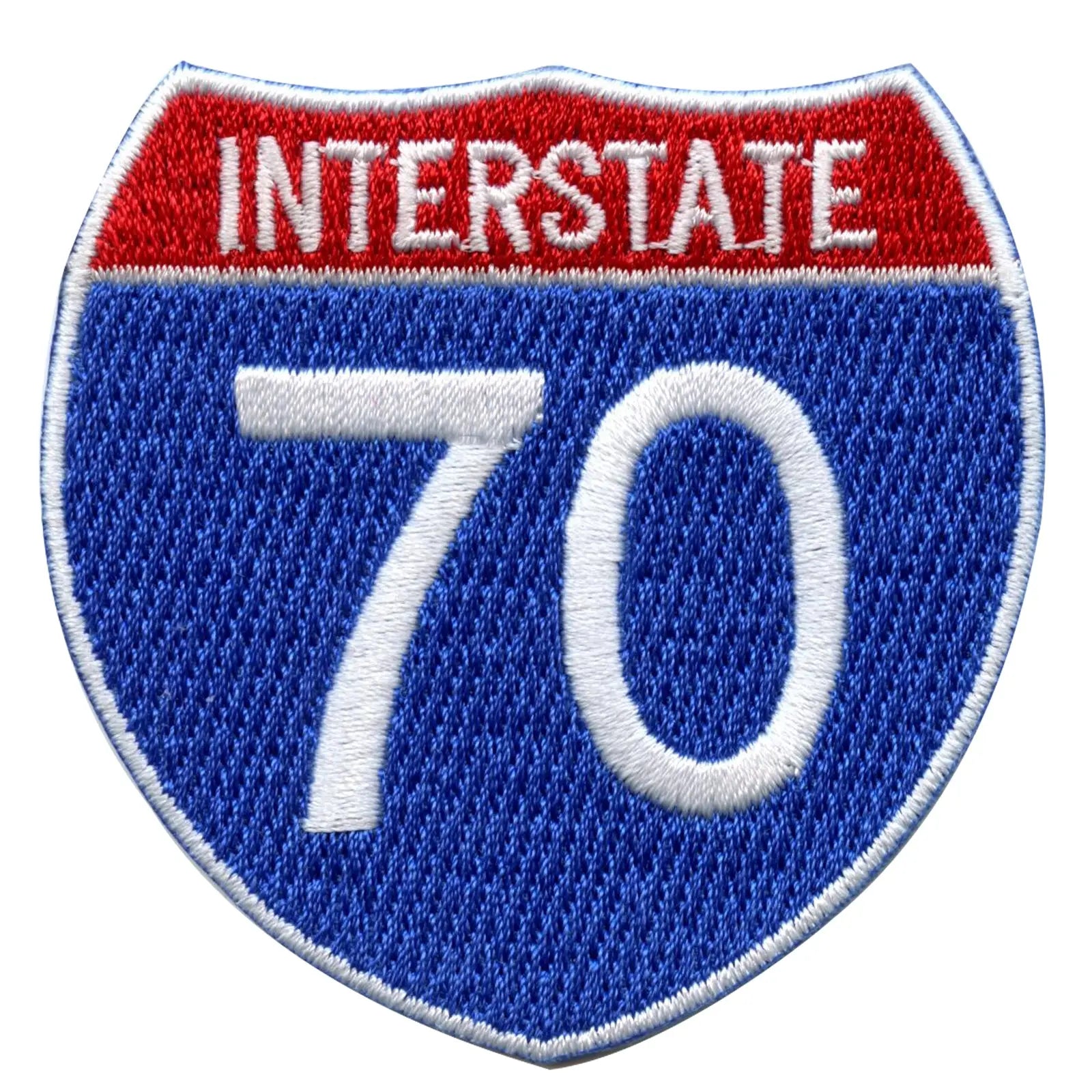 Interstate 70 I-70 Freeway Sign Embroidered Iron On Patch