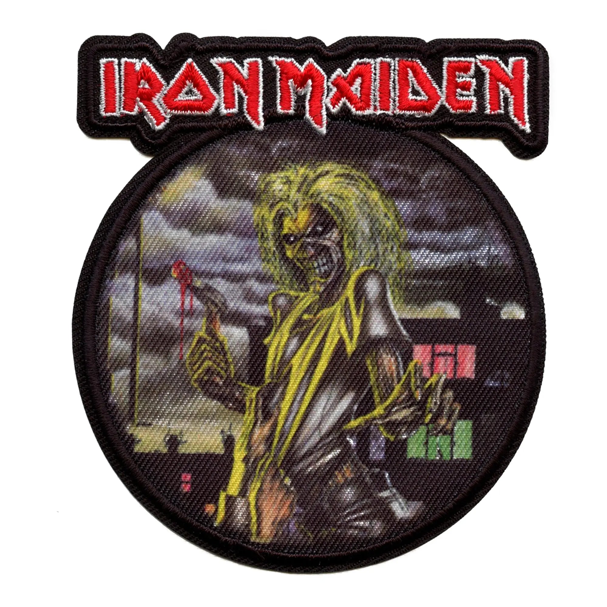 Official Iron Maiden Patch Skeleton Eddie Embroidered Iron On