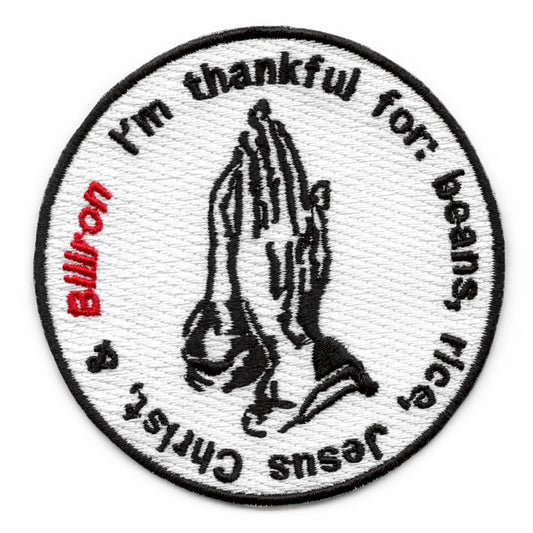 Jesus Christ and Biron Patch Funny Viral Meme Embroidered Iron On