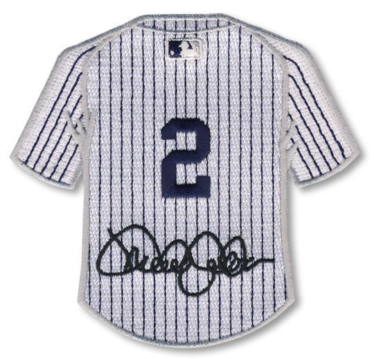 Derek Jeter New York Yankees #2 with Signature Jersey Patch