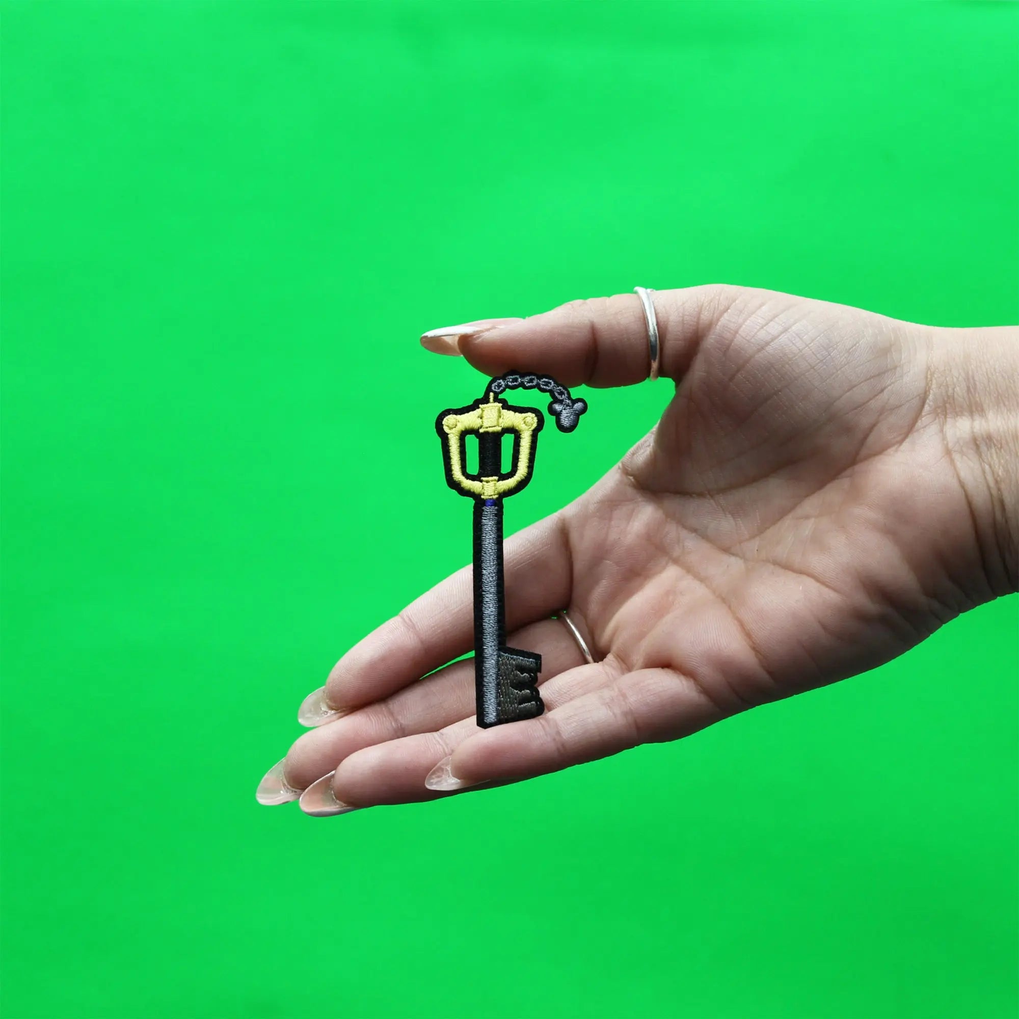 Kingdom Hearts Keyblade Patch Disney Magic Sword Embroidered Iron On