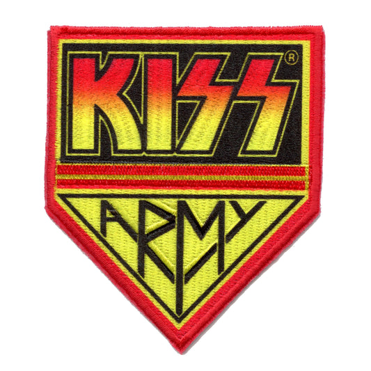 Kiss Army And Kiss Logo Iron On Applique Patch 2 Pack