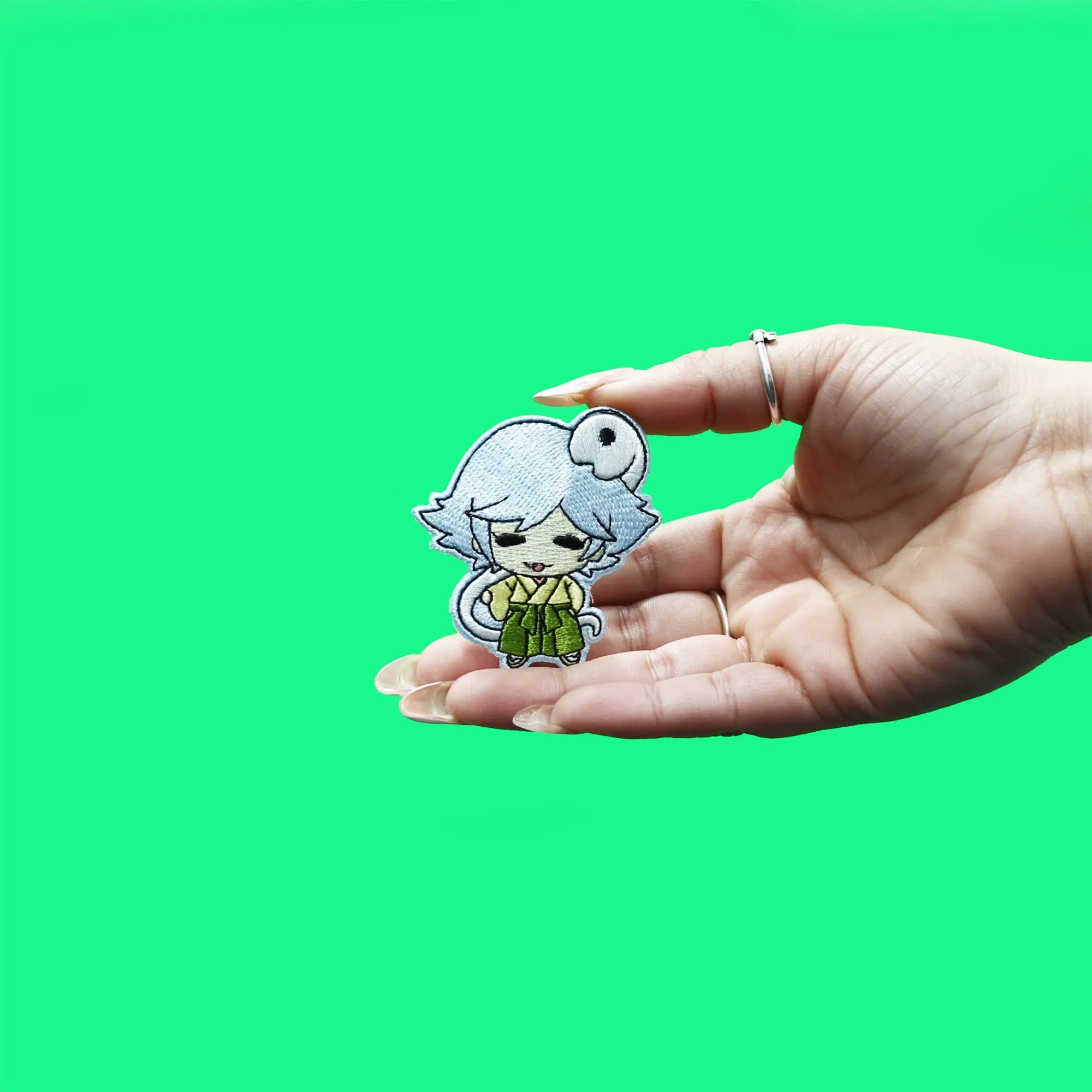 Kamisama Kiss Mizuki Patch Chibi Snake Embroidered Iron On