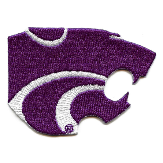 Kansas State Wildcats Patch No Border Embroidered Iron On - Small