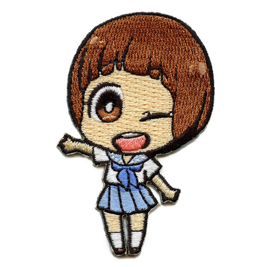 Kill La Kill Mako Mankanshoku Patch Full Body Winking Embroidered Iron On