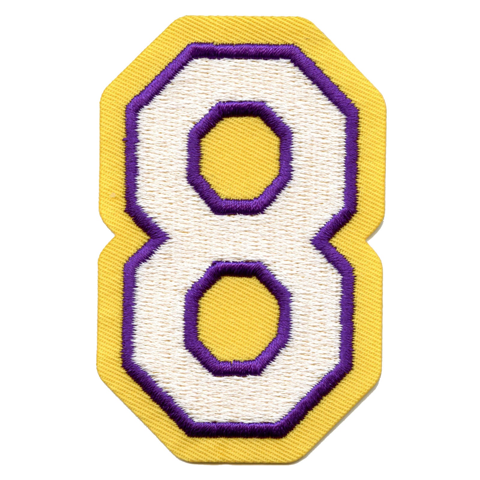 Basketball Jersey #8 Los Angeles Embroidered Iron On Patch