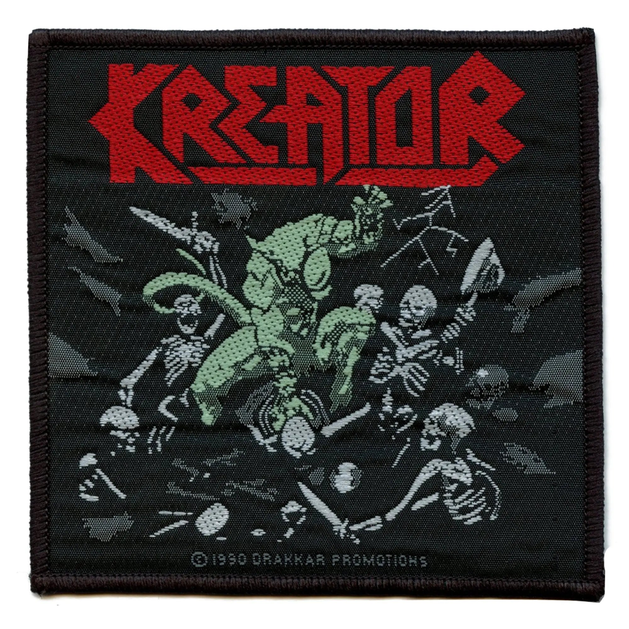 1990 Kreator Pleasure To Kill Woven Sew On Patch