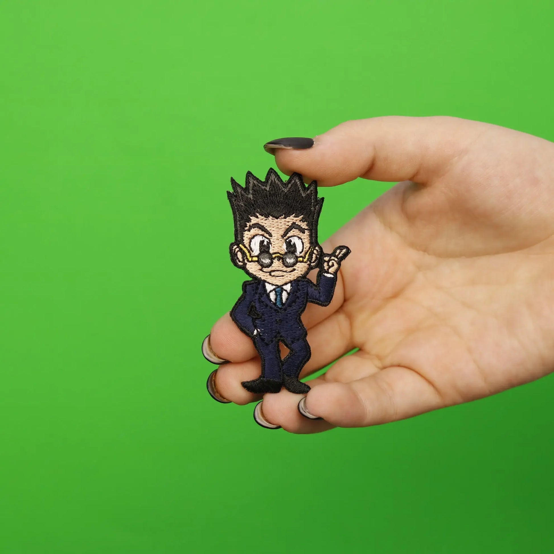 HunterXHunter Anime Leorio Full Body Embroidered Iron on Patch