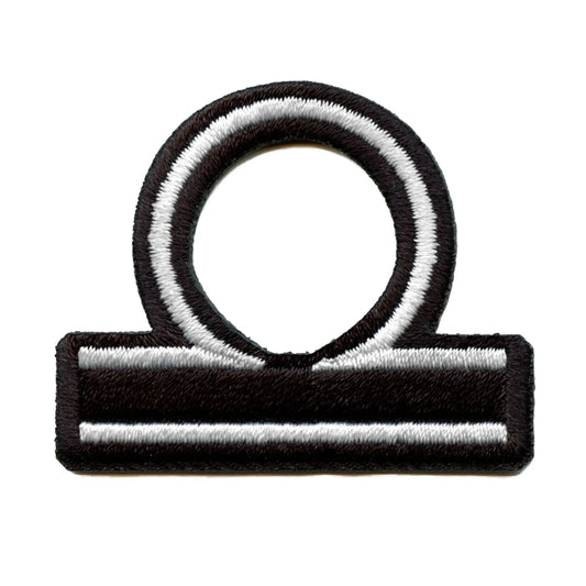 Libra Astrological Zodiac Symbol Patch Horoscope Scales Sign Embroidered Iron On
