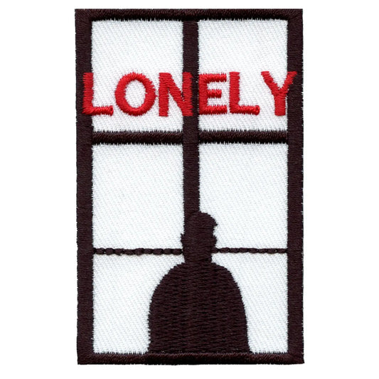 Lonely Stare Out Window Embroidered Iron On Patch