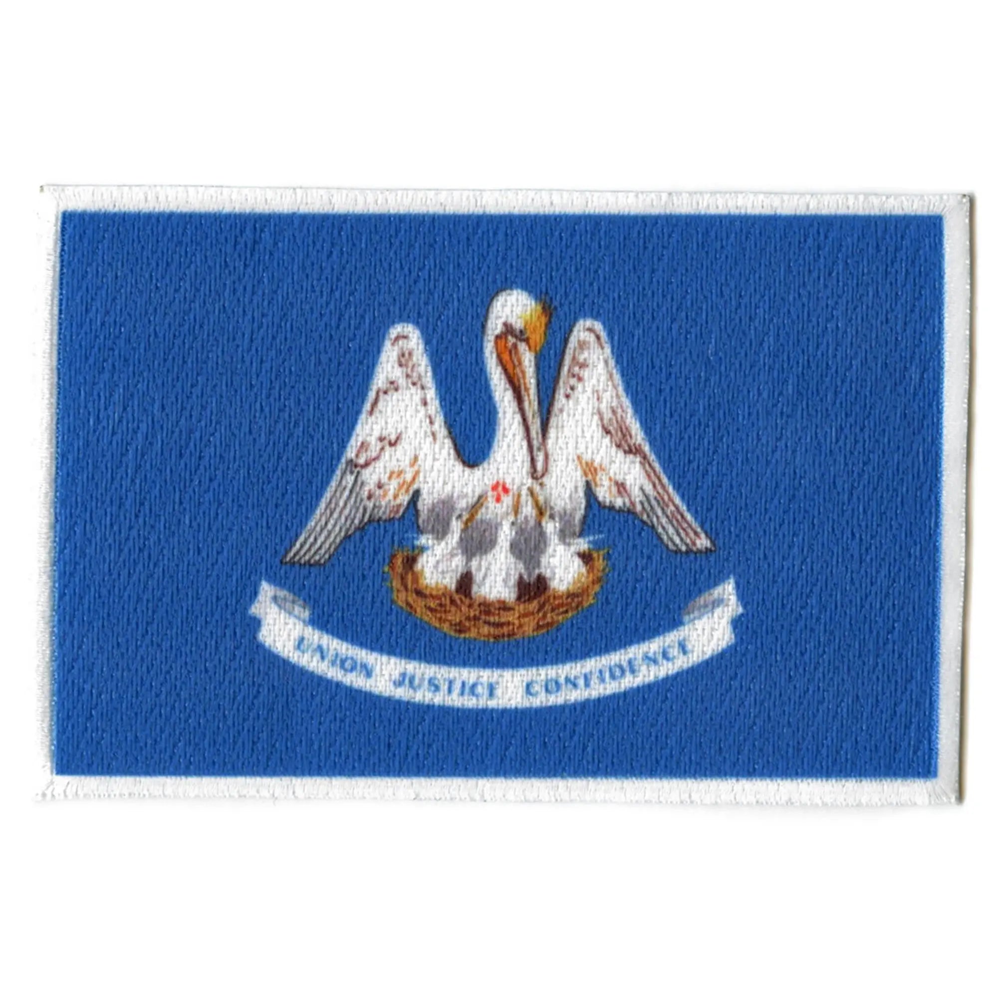 Louisiana Patch State Flag Embroidered Iron On