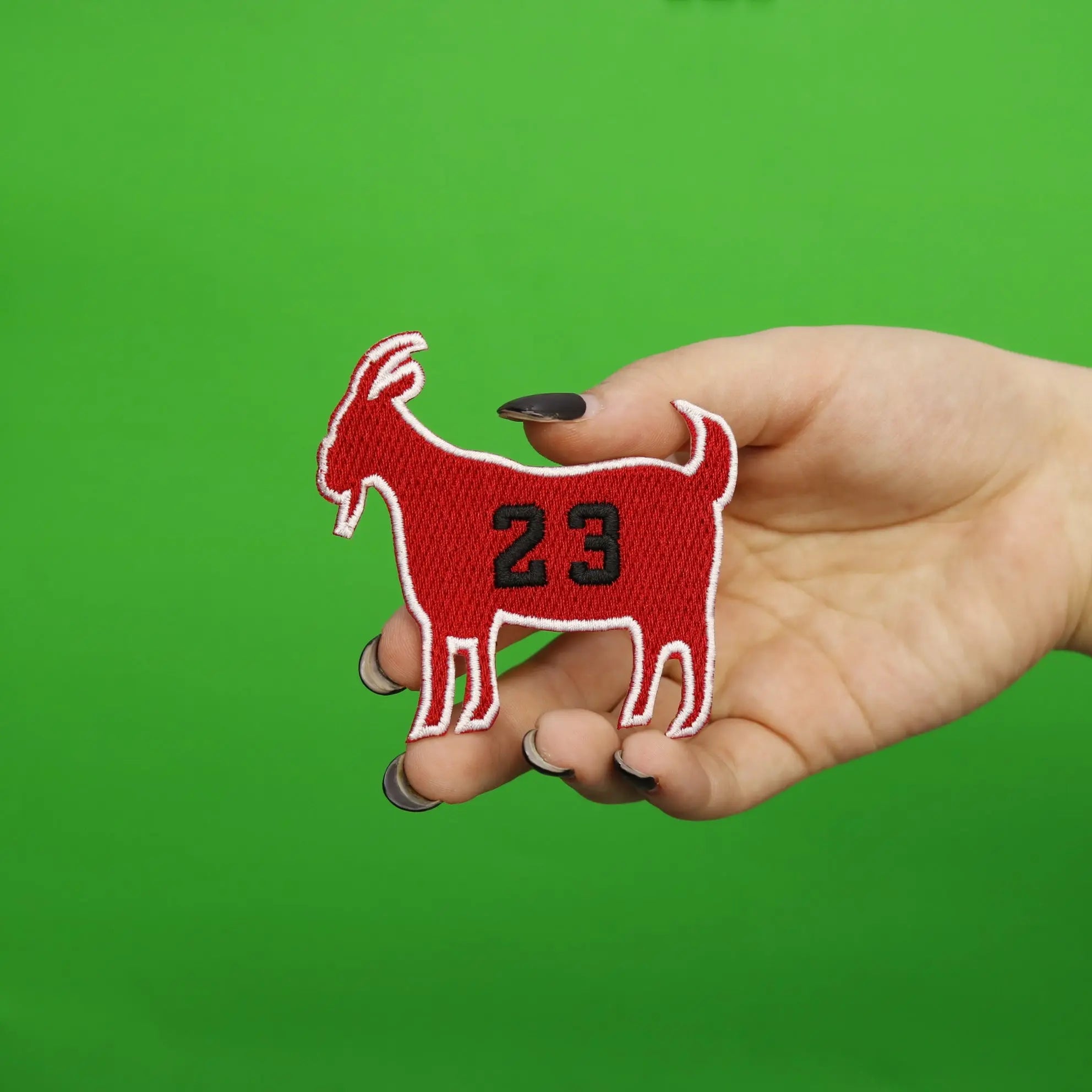 Chicago GOAT #23 Basketball Parody Embroidered Iron On Patch