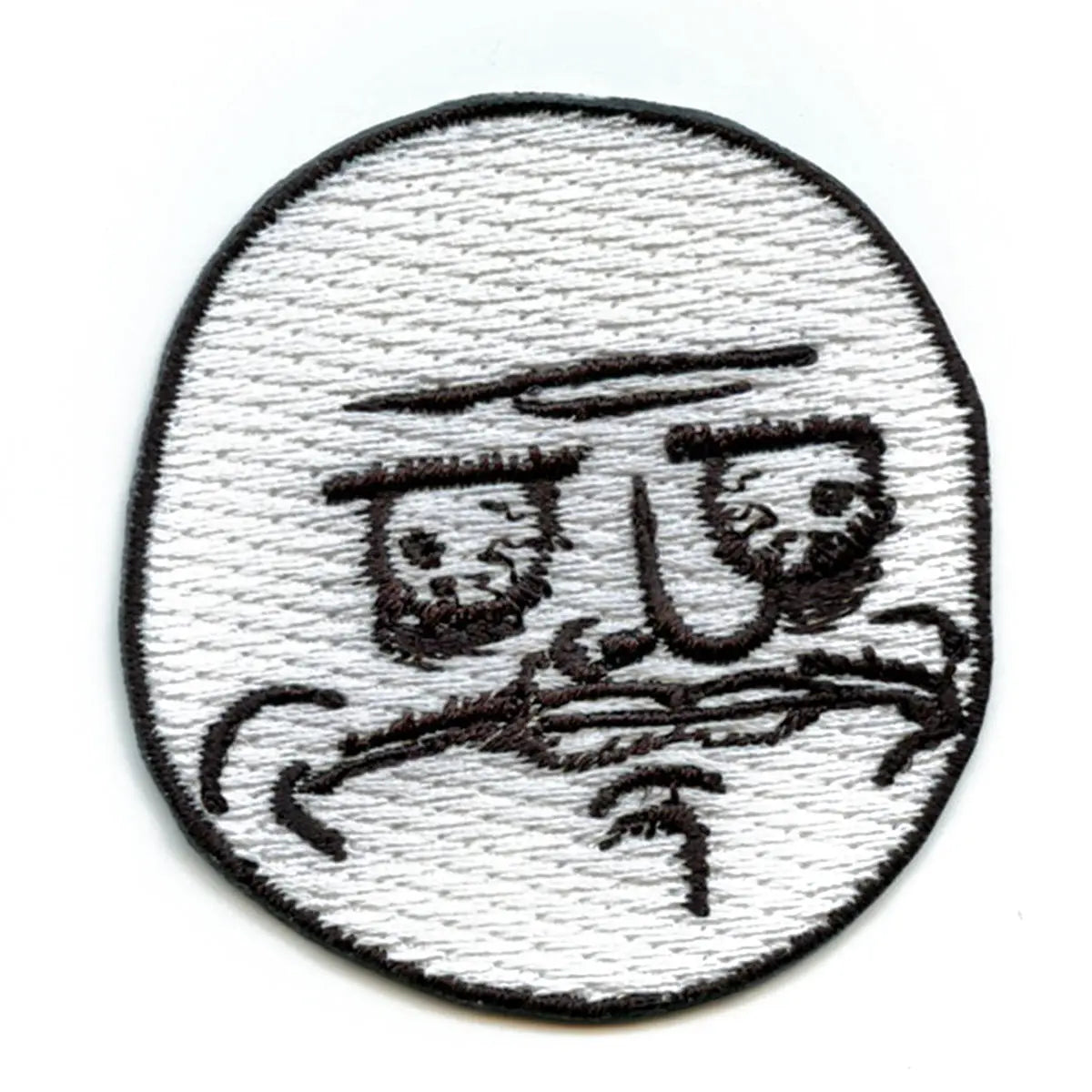 Me Gusta Face Emoji Meme Iron On Patch