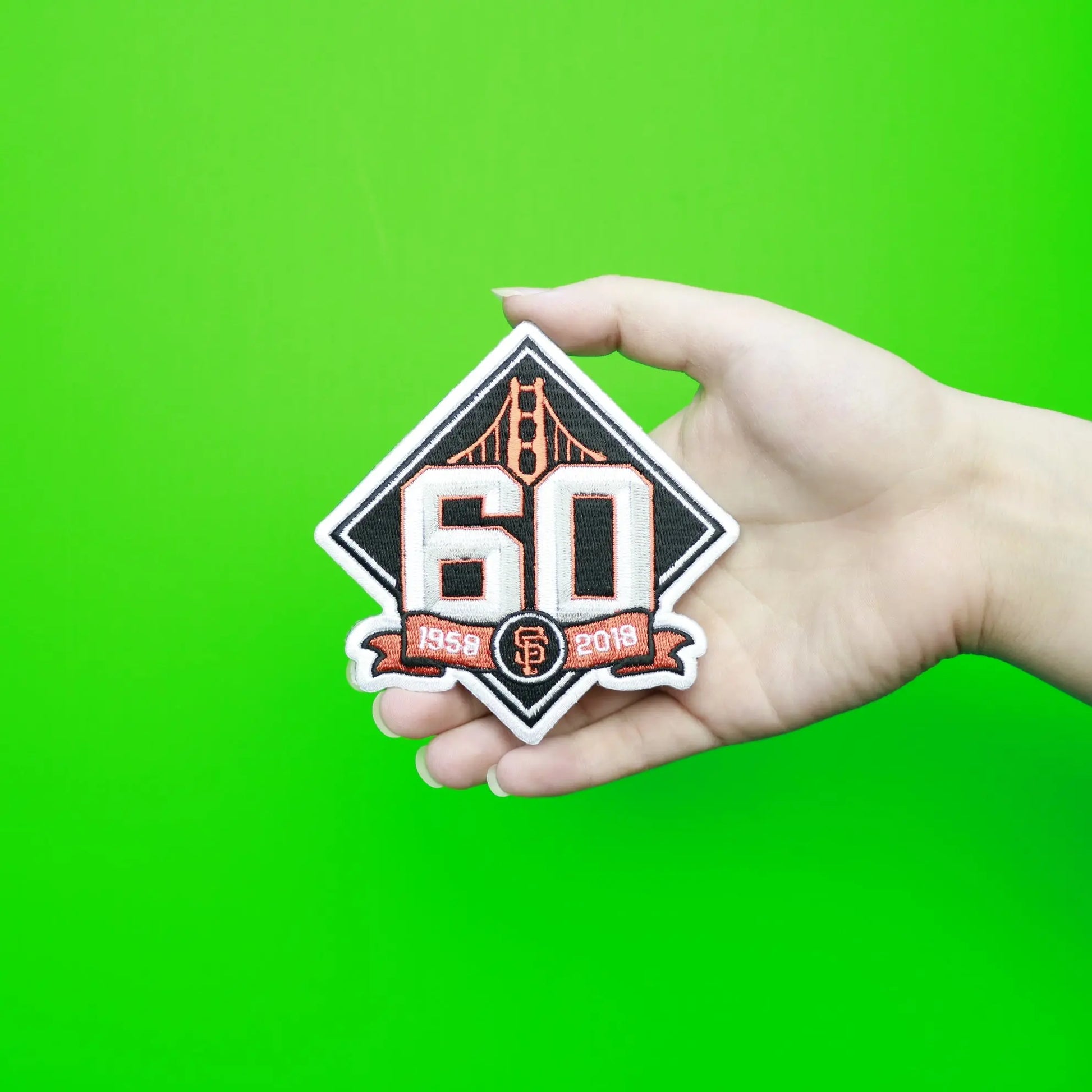 2018 San Francisco Giants 60th Anniversary Jersey Patch