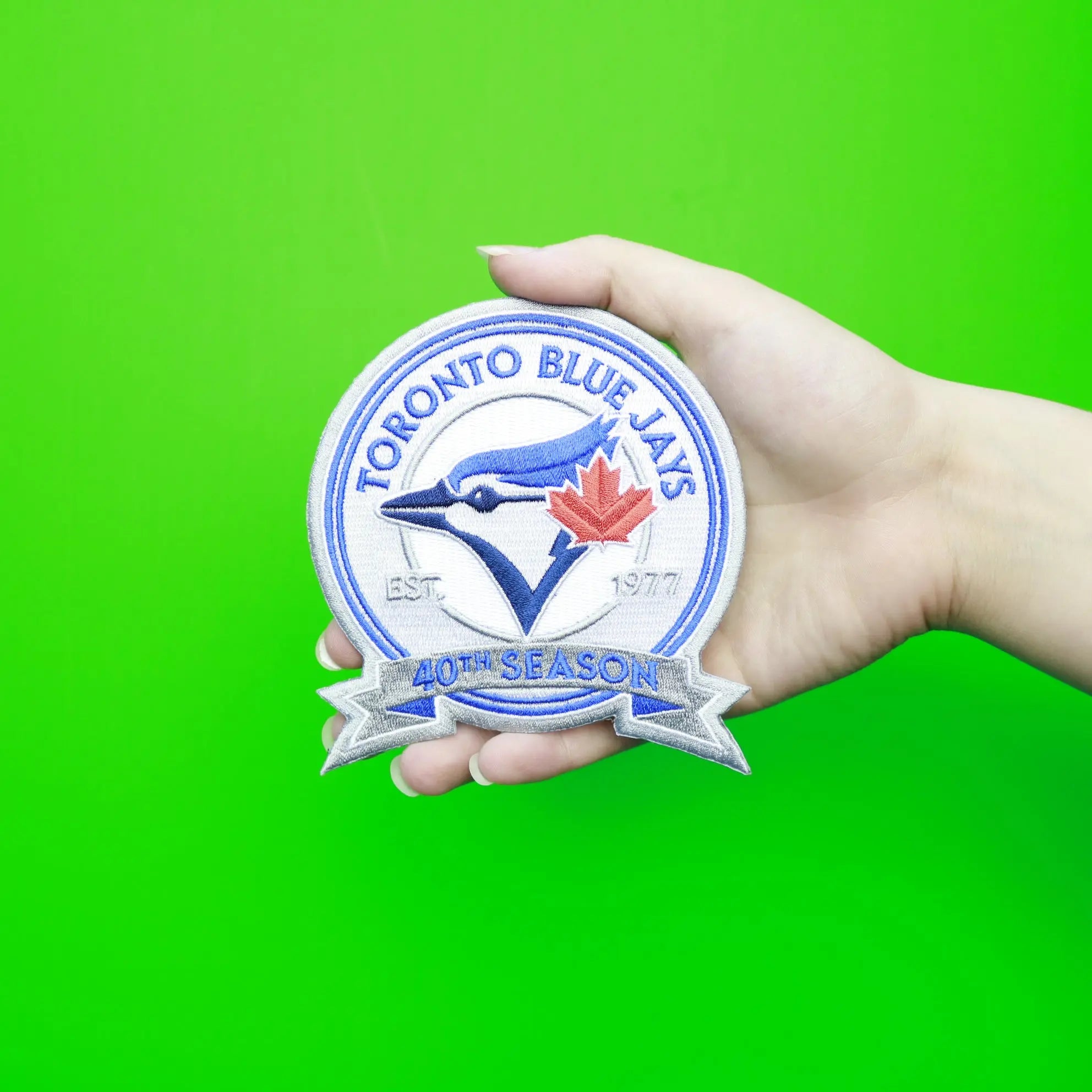 2016 Toronto Blue Jays 40th Team Anniversary Season Jersey Sleeve Patch