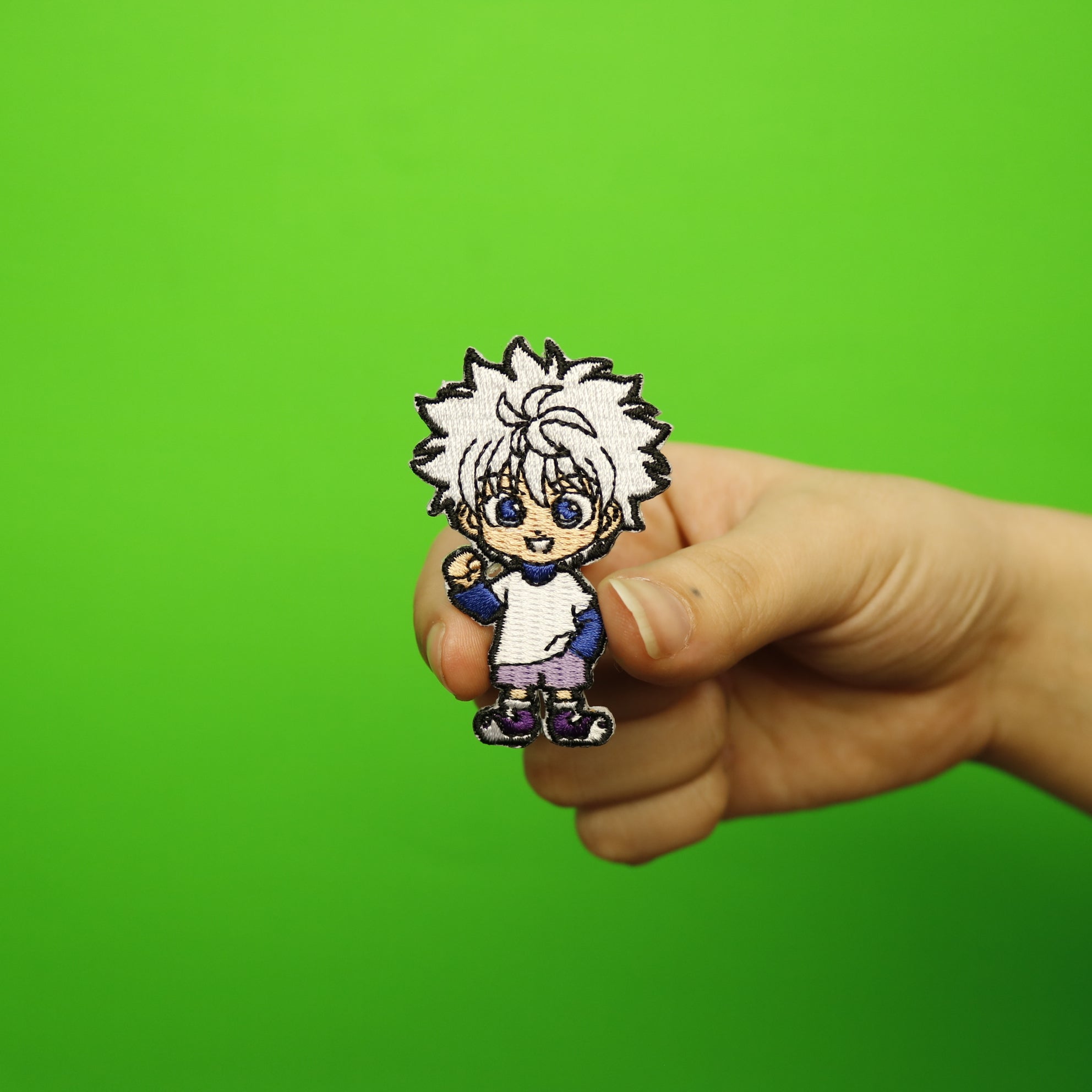 HunterXHunter Anime Killua Zoldyck Full Body Embroidered Iron On Patch