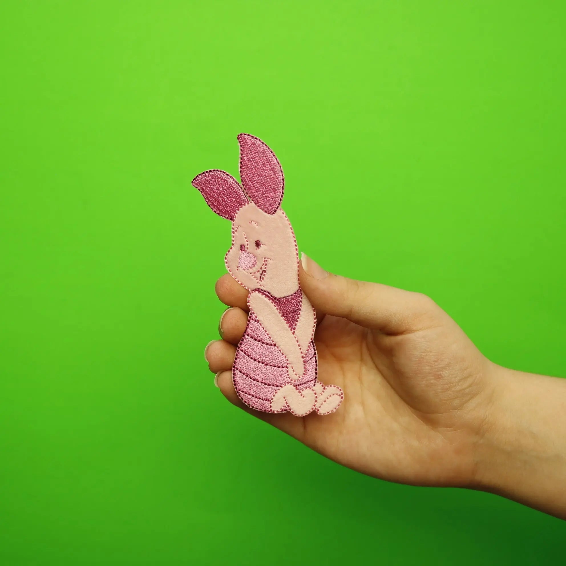 Disney Piglet Full Body Embroidered Applique Iron On Patch