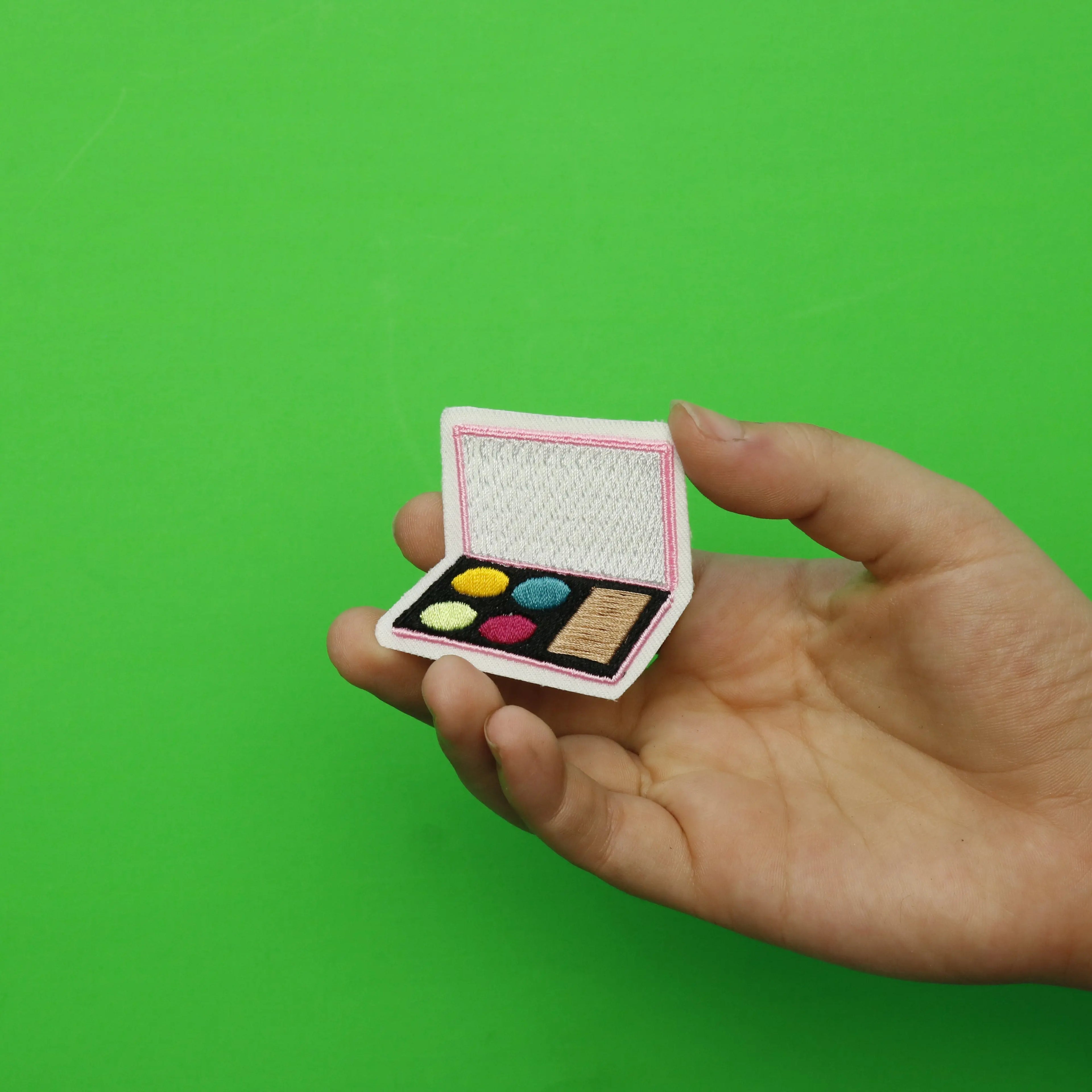 Makeup Palette Embroidered Iron On Patch