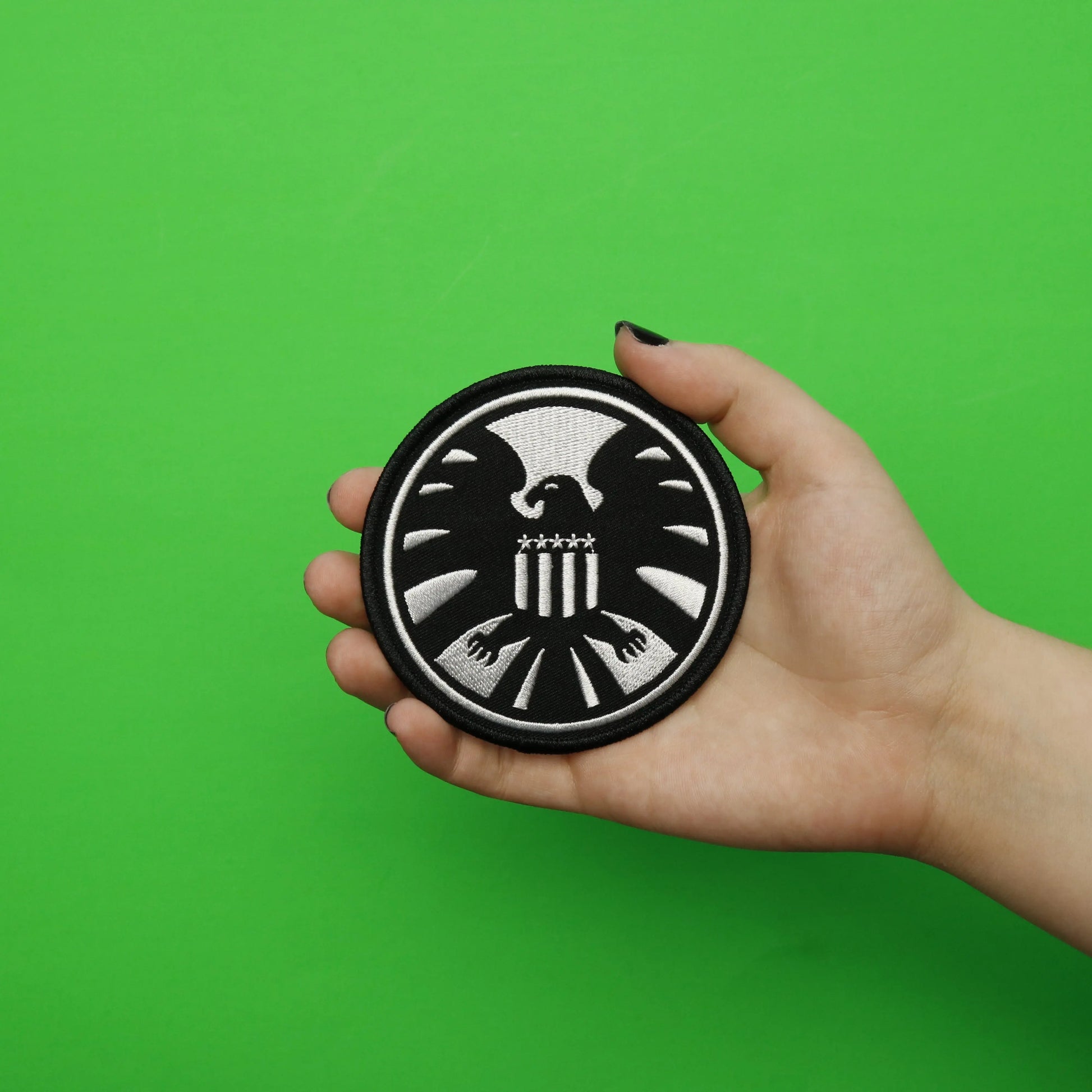Marvel Comics Agents Of Shield Round Embroidered Iron On Patch