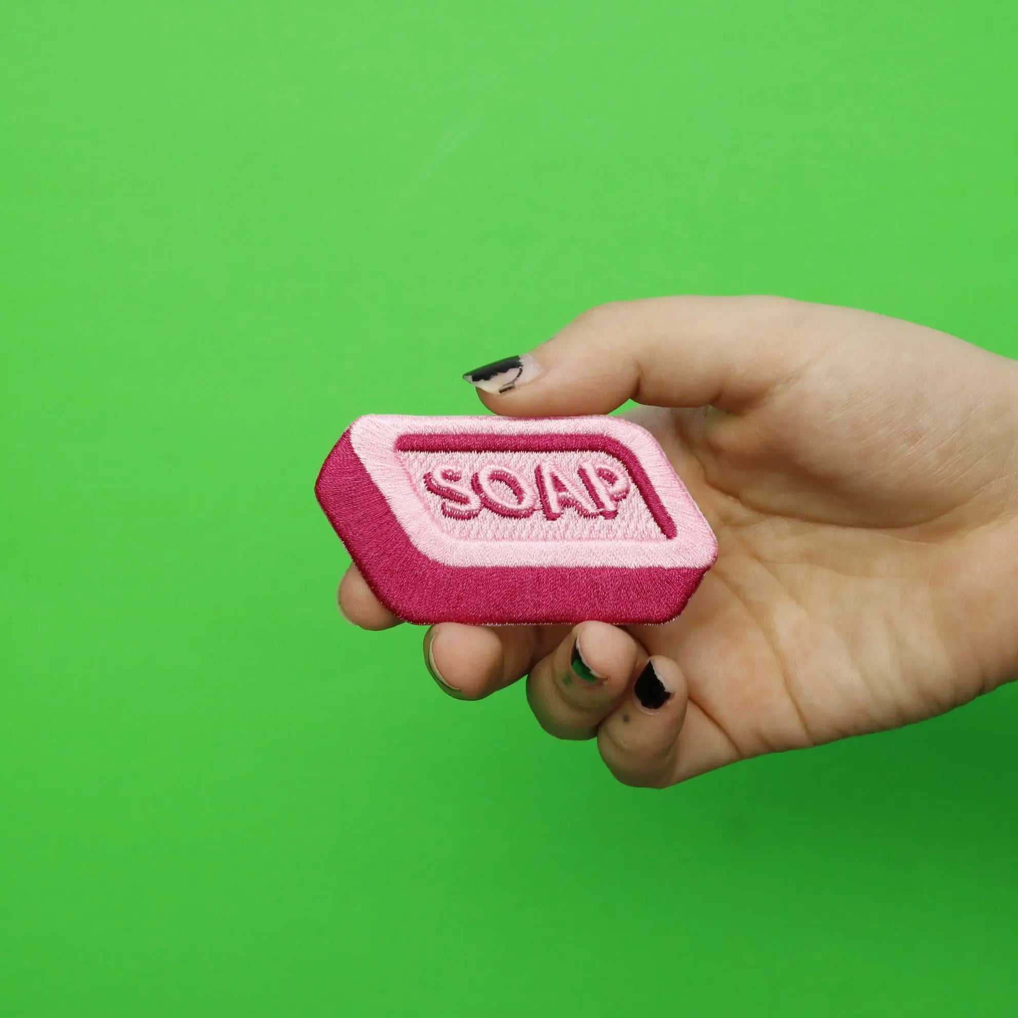 Bar Of Soap Embroidered Iron On Patch