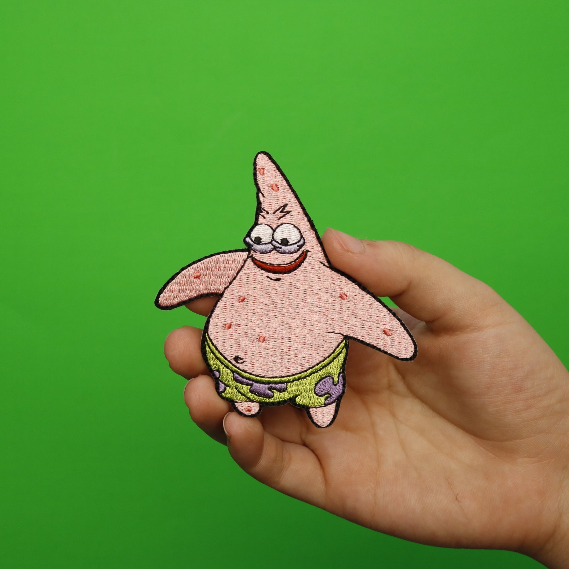 SpongeBob SquarePants Savage Patrick Embroidered Iron On Patch