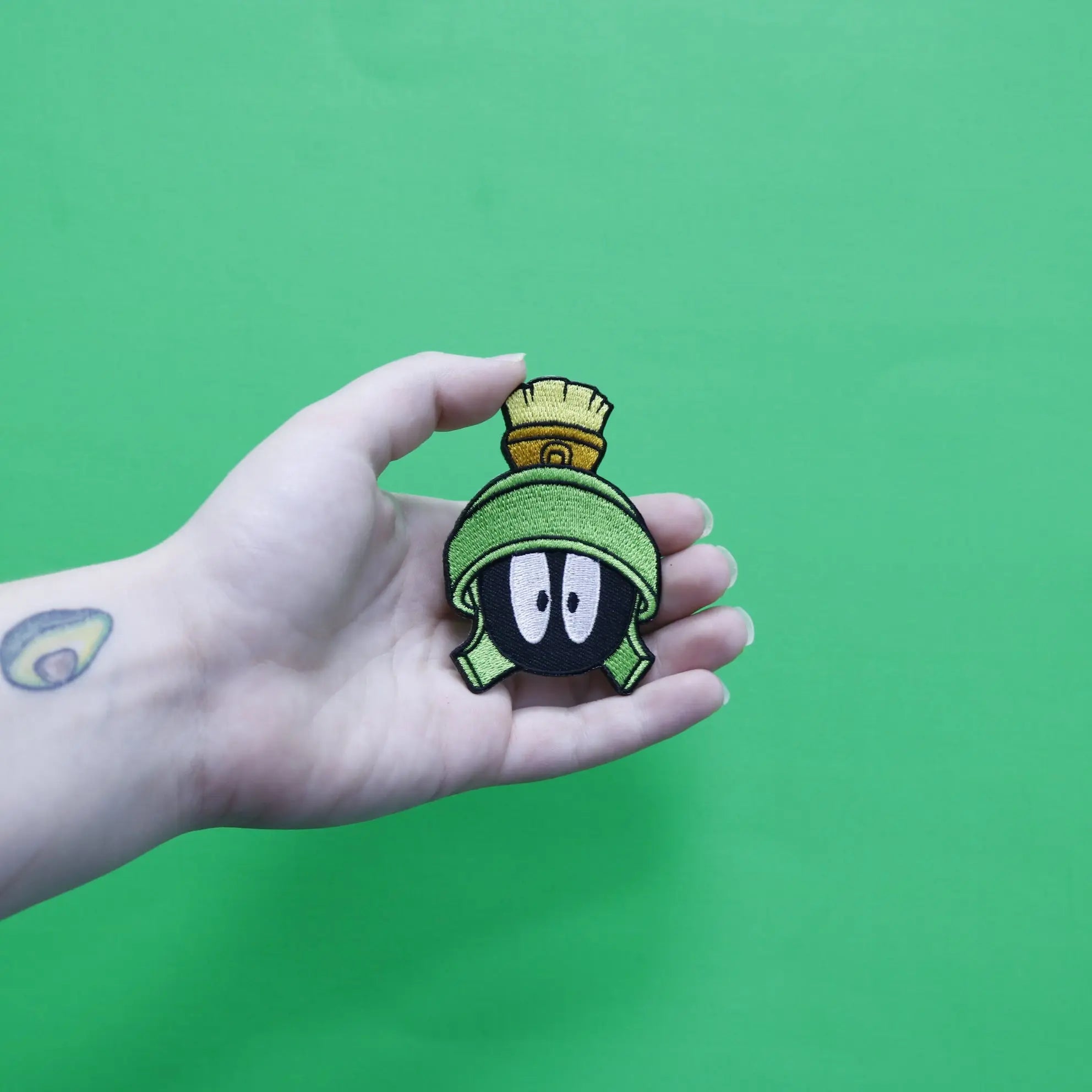 Official Marvin The Martian Embroidered Iron On Patch