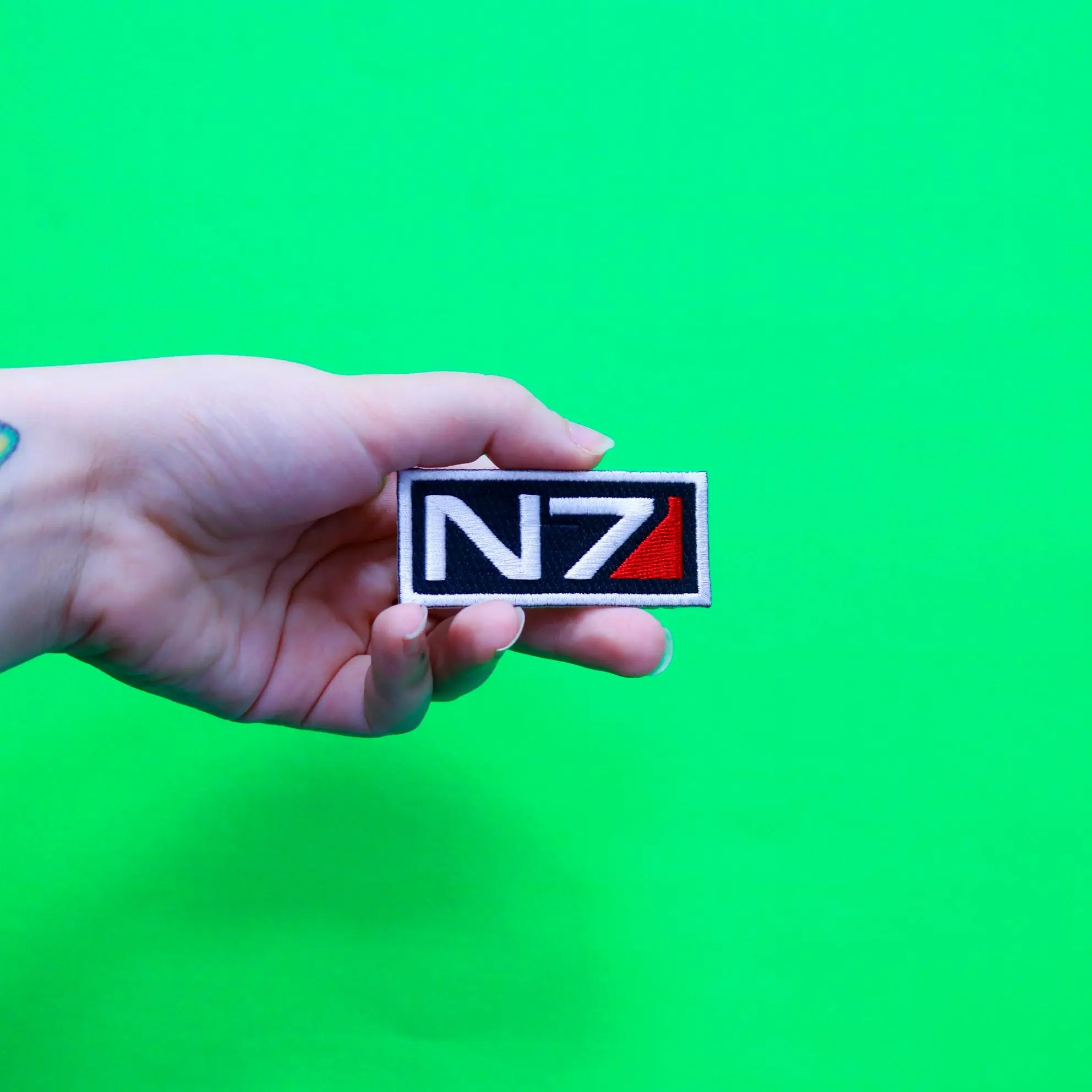 Official Mass Effect: N7 Logo Embroidered Iron On Patch