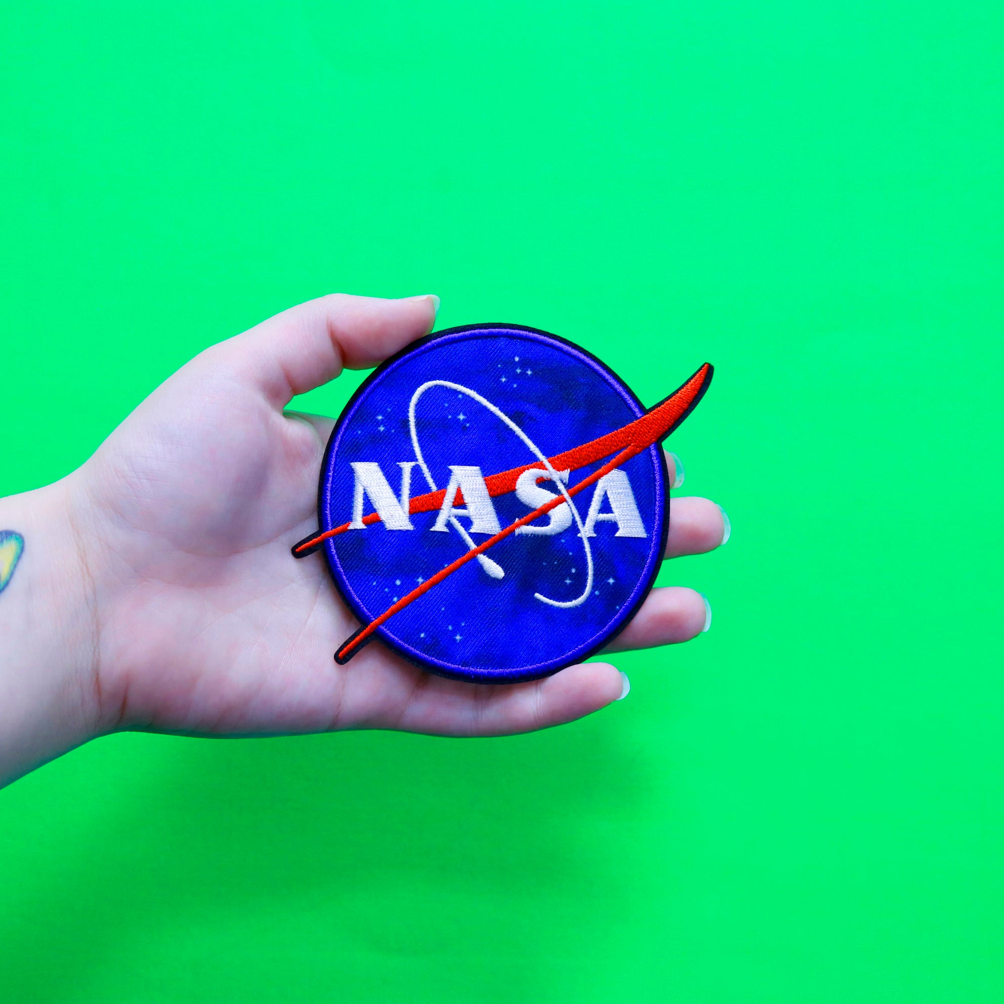 Official NASA Embroidered Iron On Fotopatch