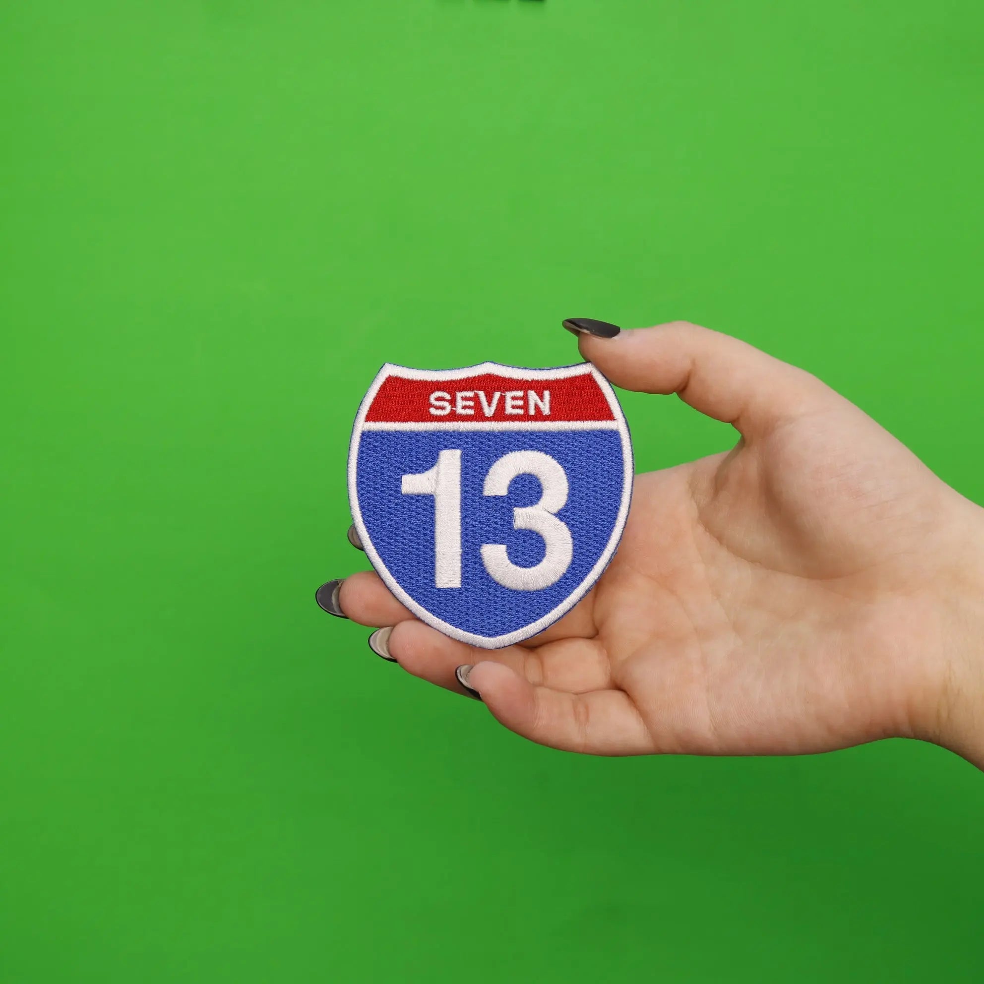 Houston 713 Road Sign Embroidered Iron On Patch