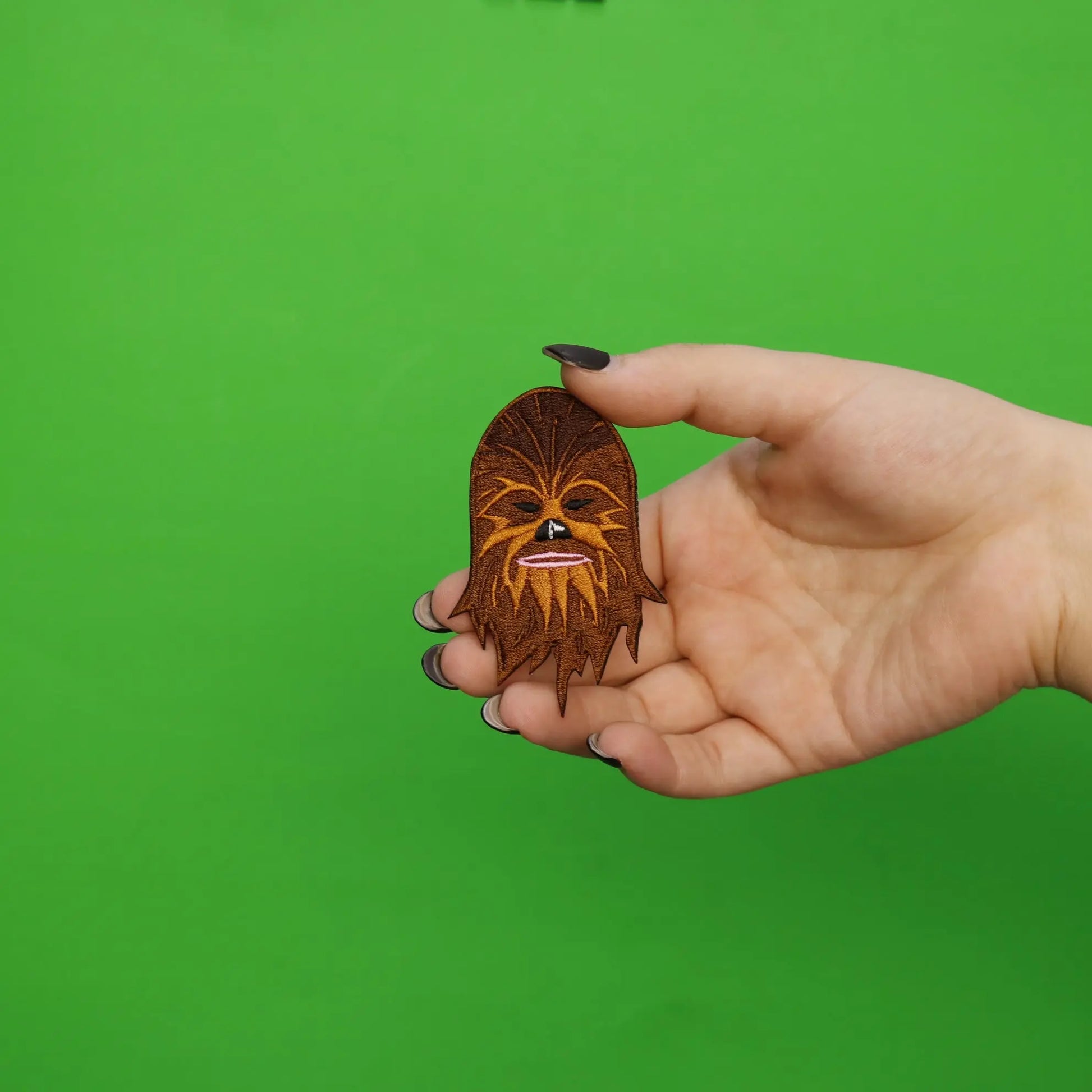 Star Wars Chewbacca Chewie Head Iron On Patch