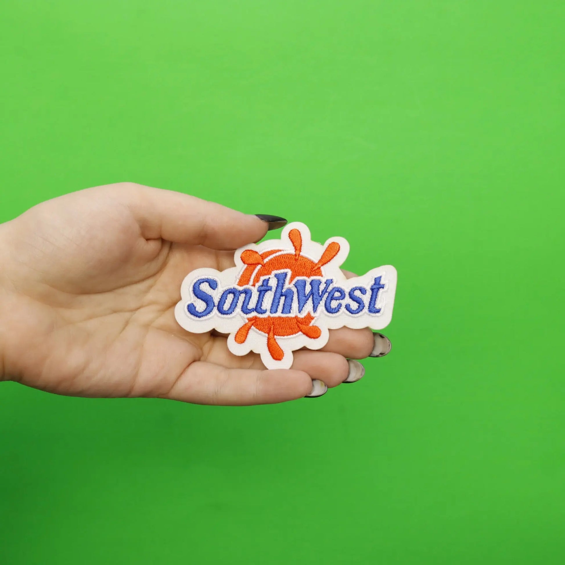 Southwest Houston Patch Orange Soda Logo Embroidered Iron On