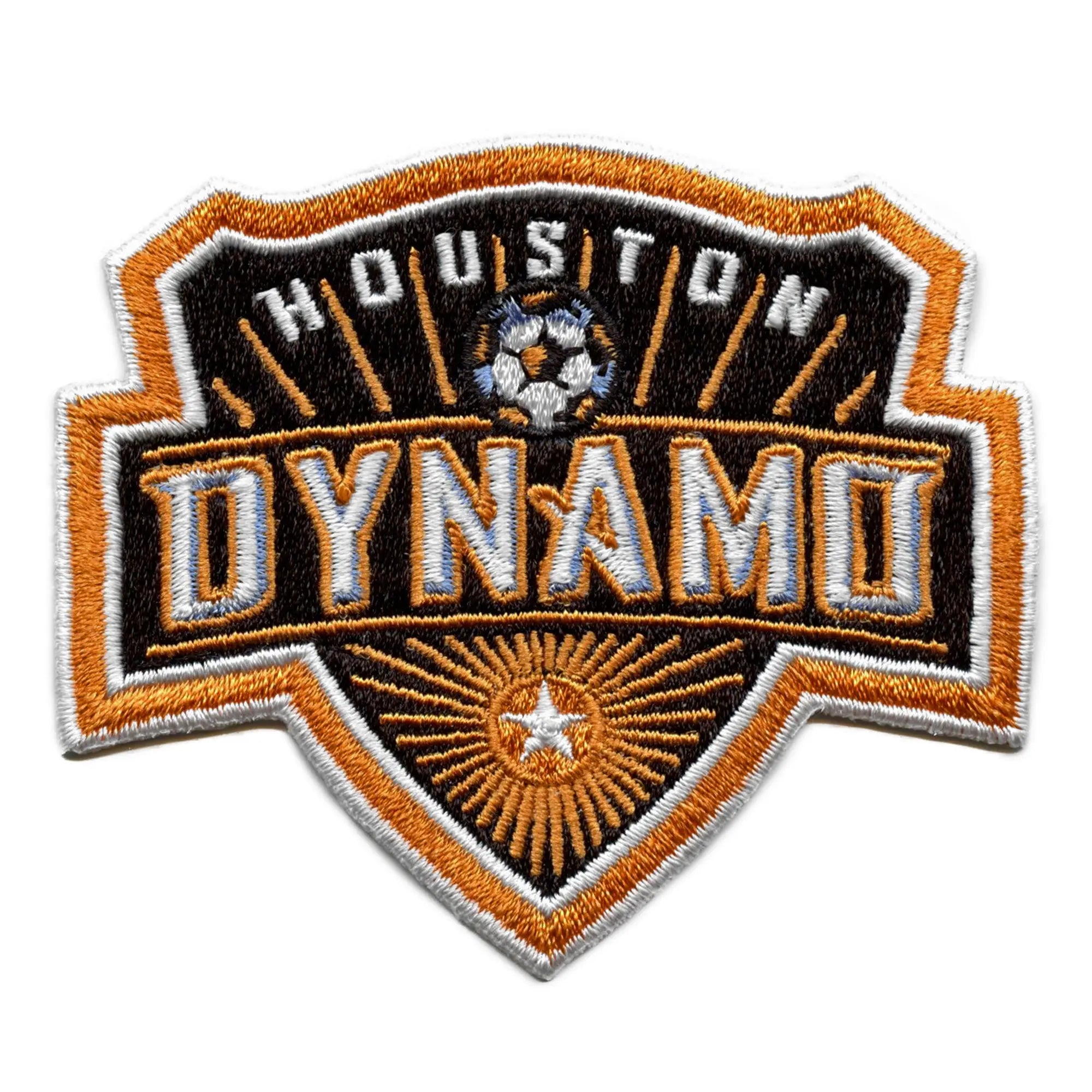 Houston Dynamo Primary Team Crest Patch MLS Embroidered Iron On