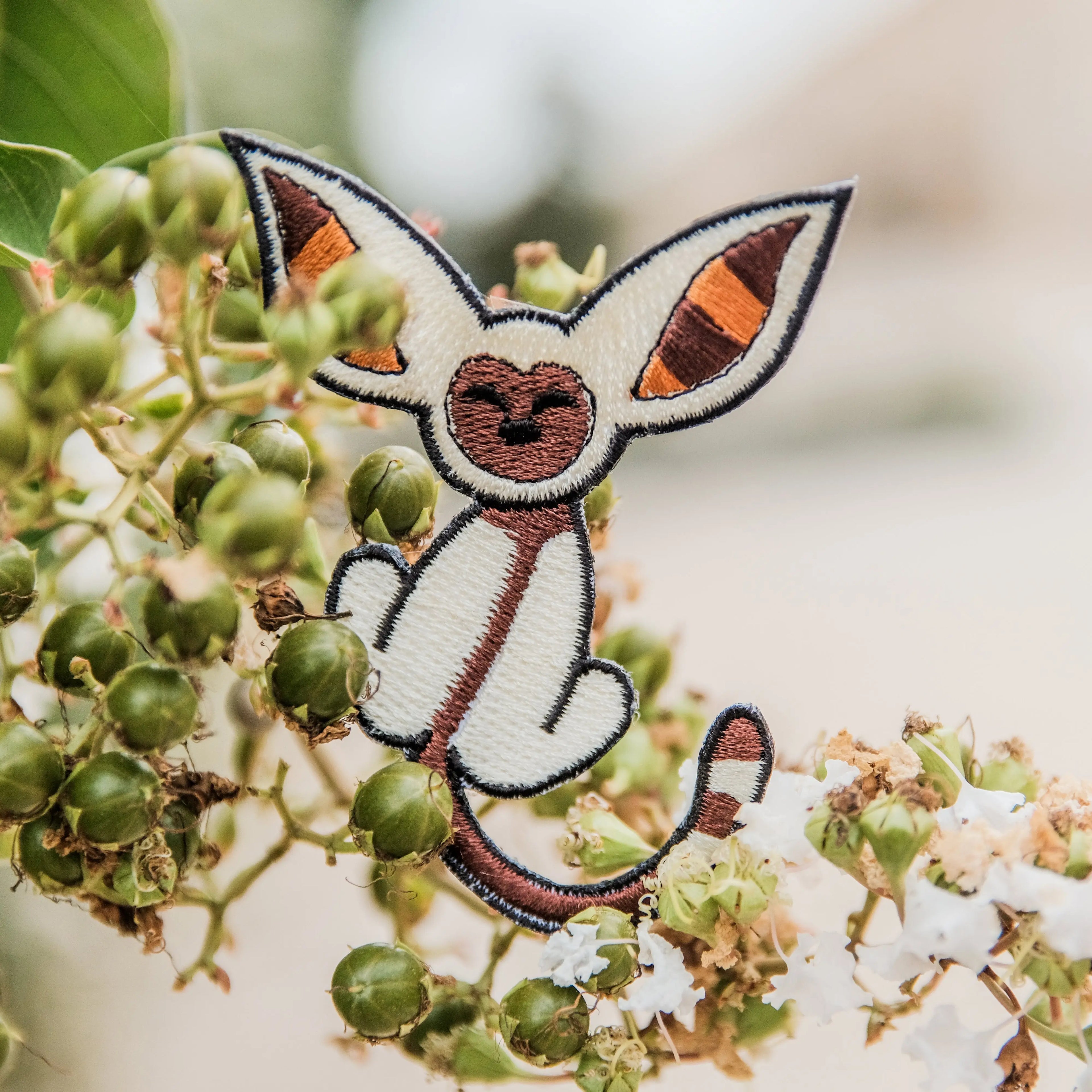 Flying Lemur Embroidered Iron On Patch