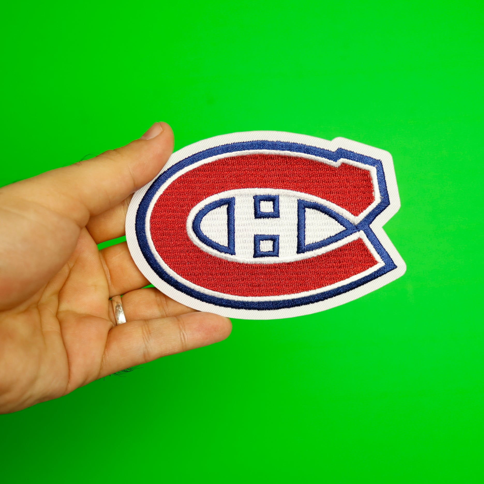 Montreal Canadiens Primary Team Logo Patch (White Border)