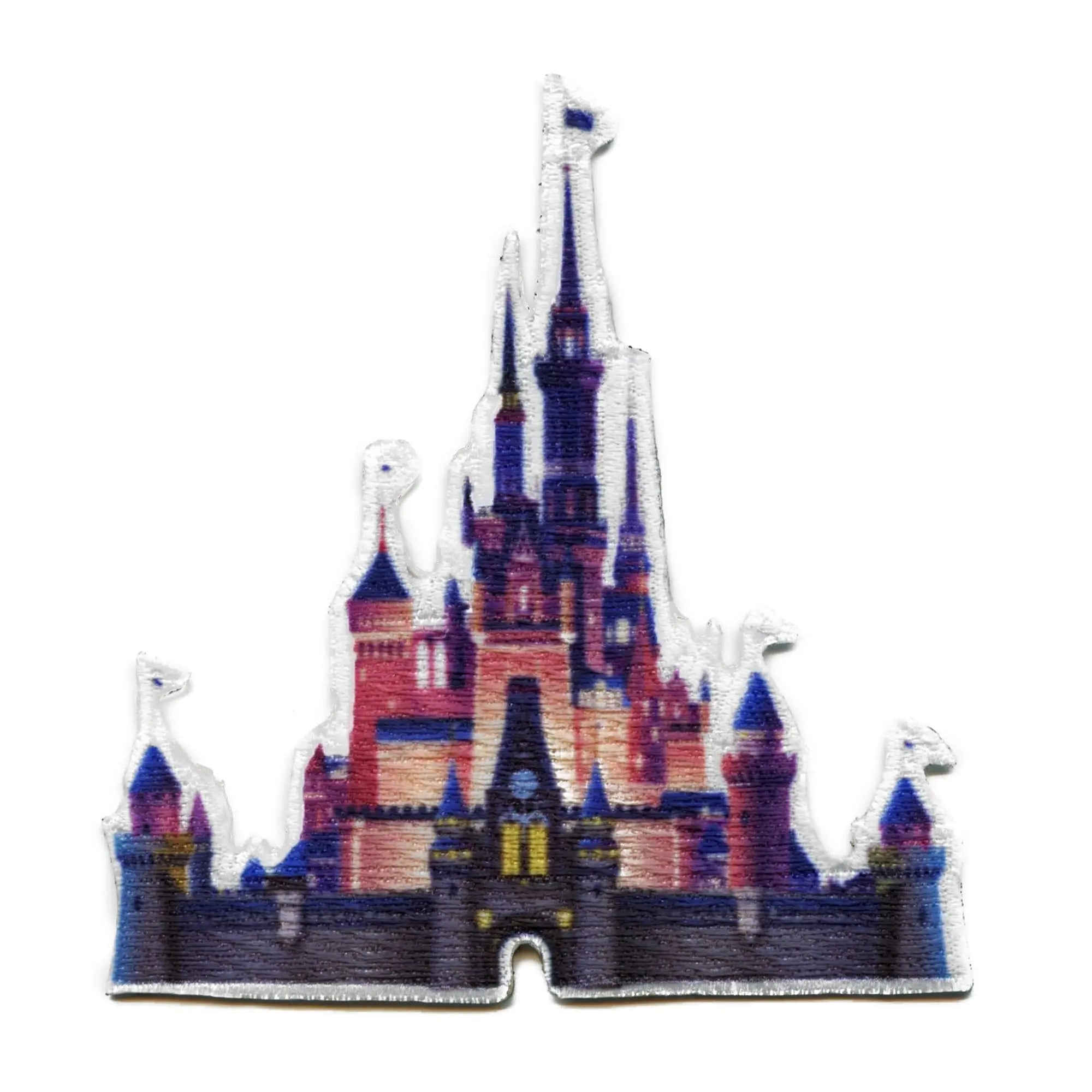 Enchanted Fairy Tale Castle Patch Magical Iconic Embroidered Iron on