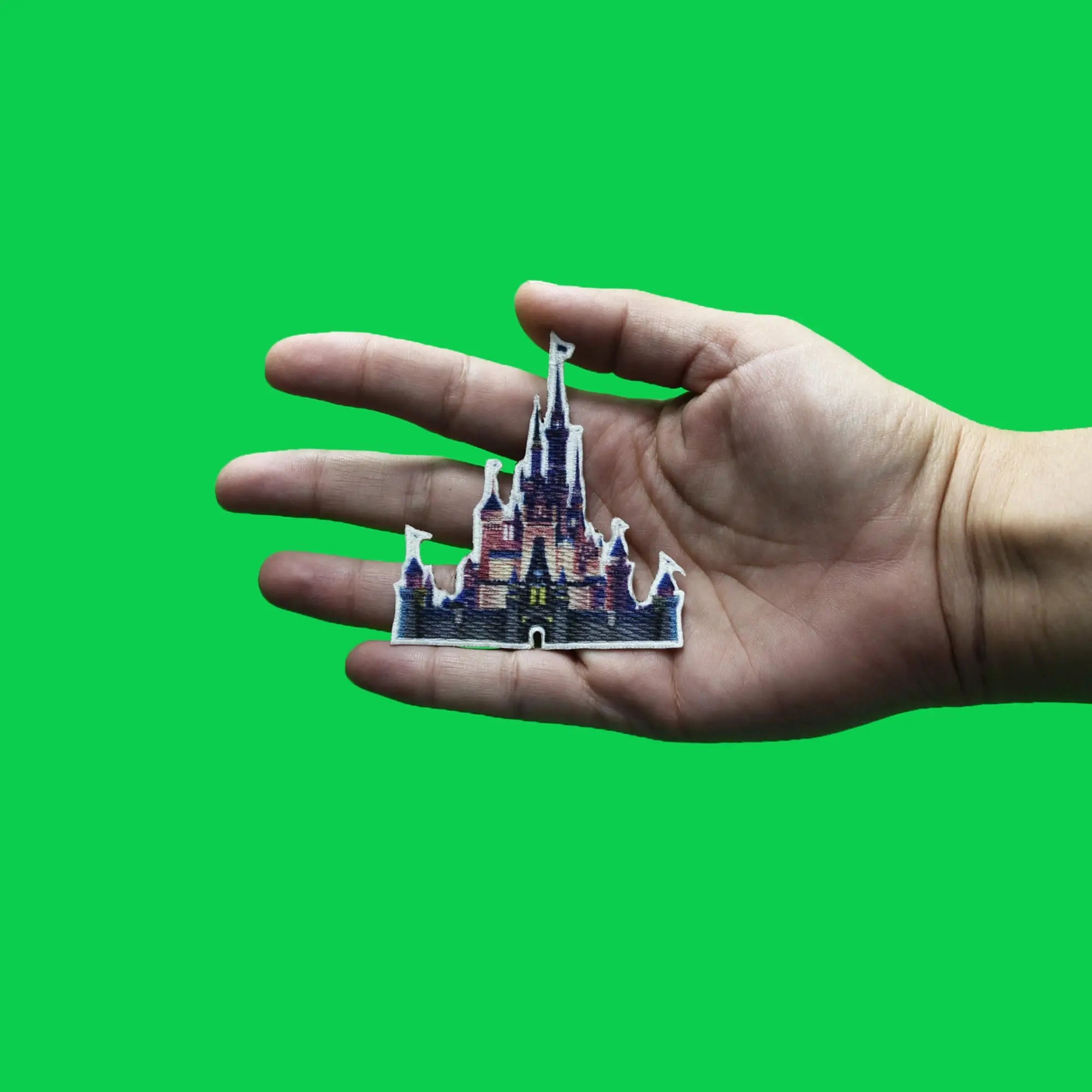 Enchanted Fairy Tale Castle Patch Magical Iconic Embroidered Iron on