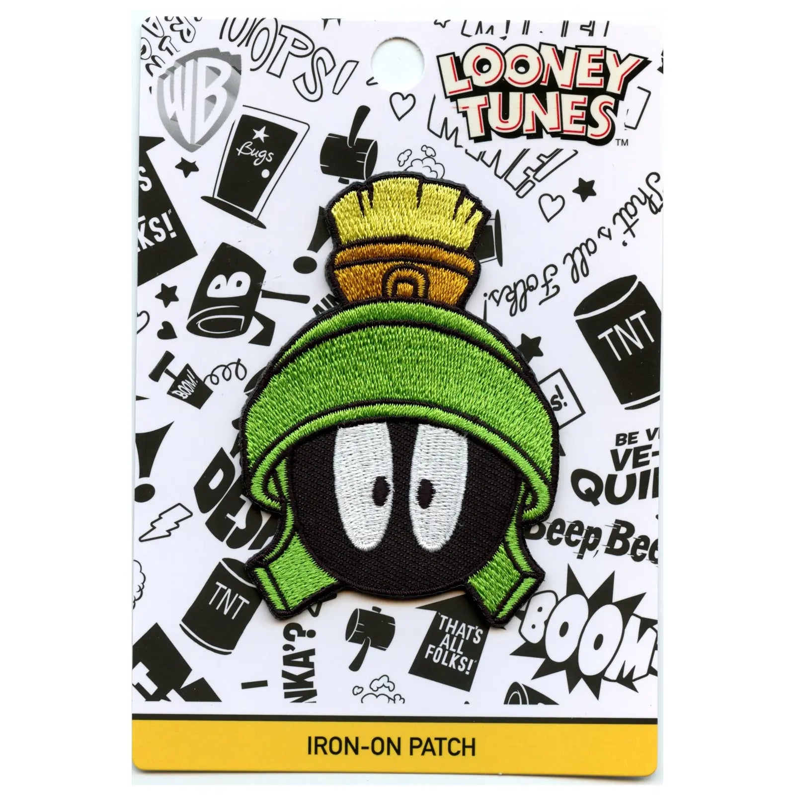 Official Marvin The Martian Embroidered Iron On Patch