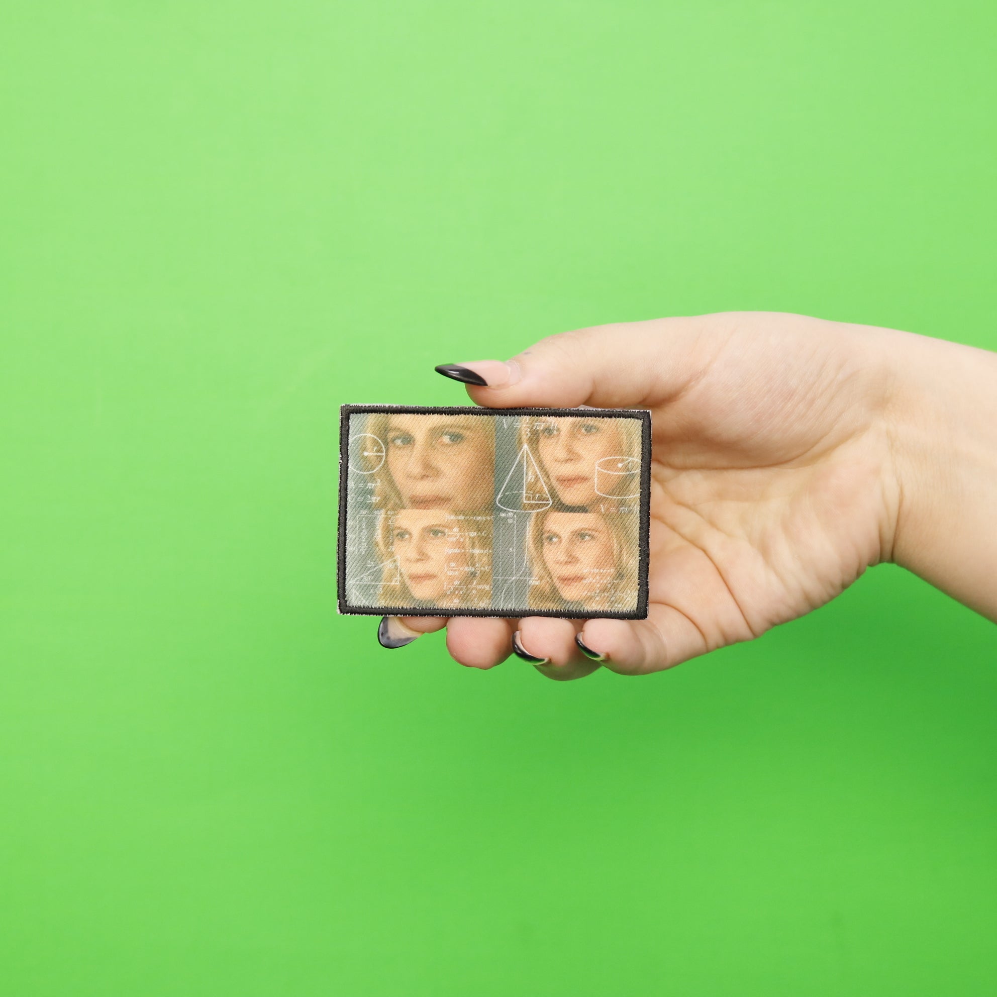 Meme Confused Math Lady Iron On Patch