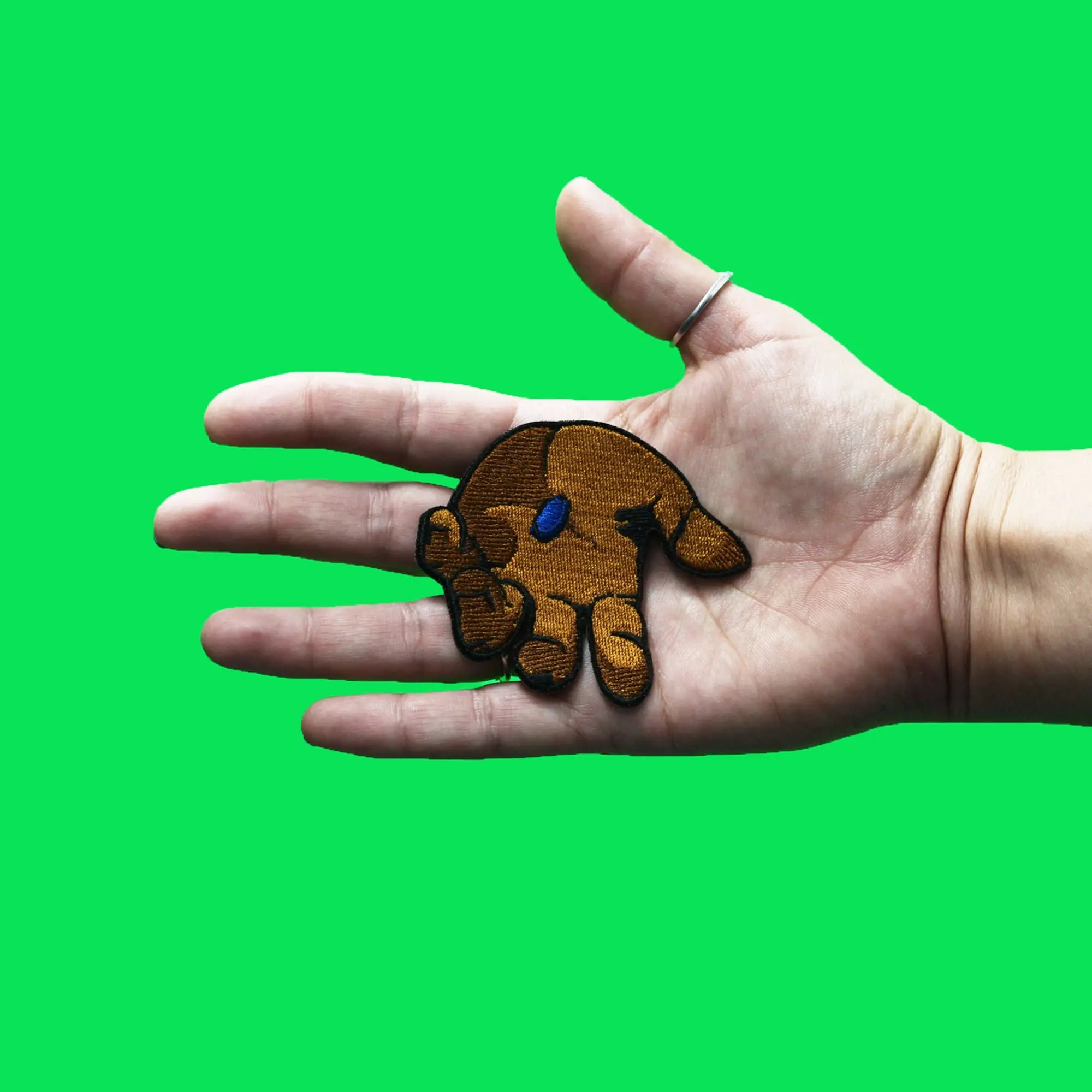 Blue Pill Left Hand Patch Choice Dark Skin Embroidered Iron On